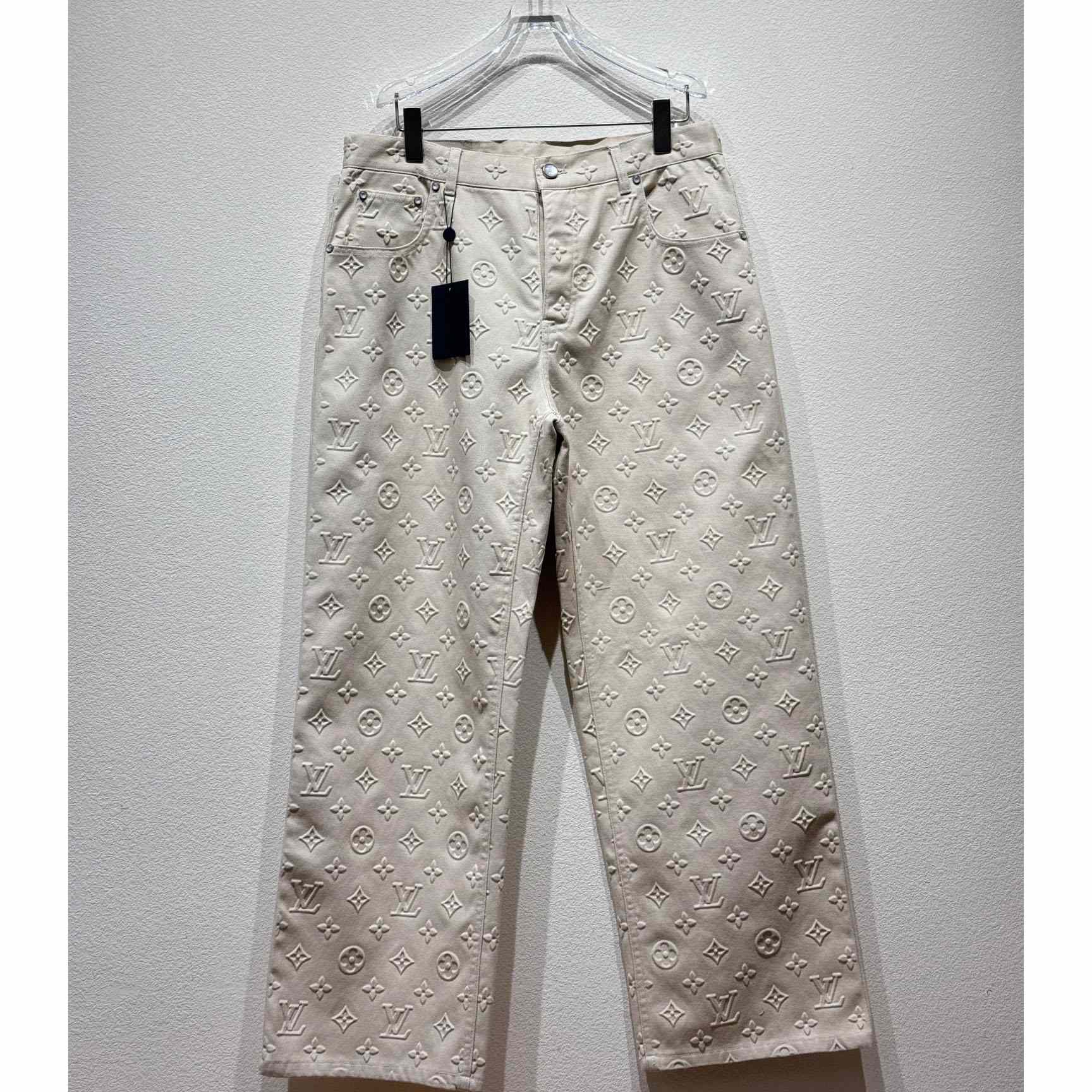 Louis Vuitton Monogram Embossed Skate Pants    - EUR FASHION