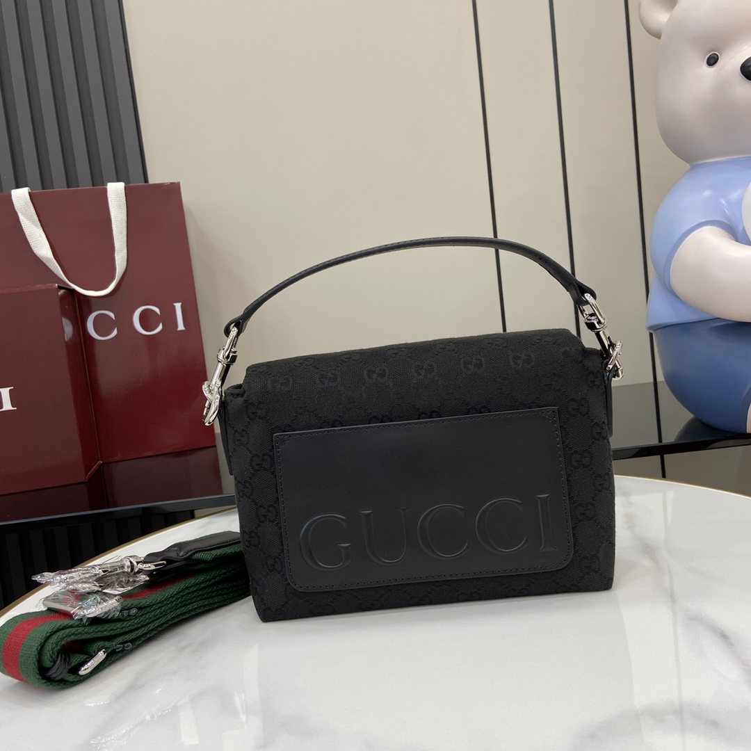 Gucci Small GG Crossbody Bag With Web - EUR FASHION