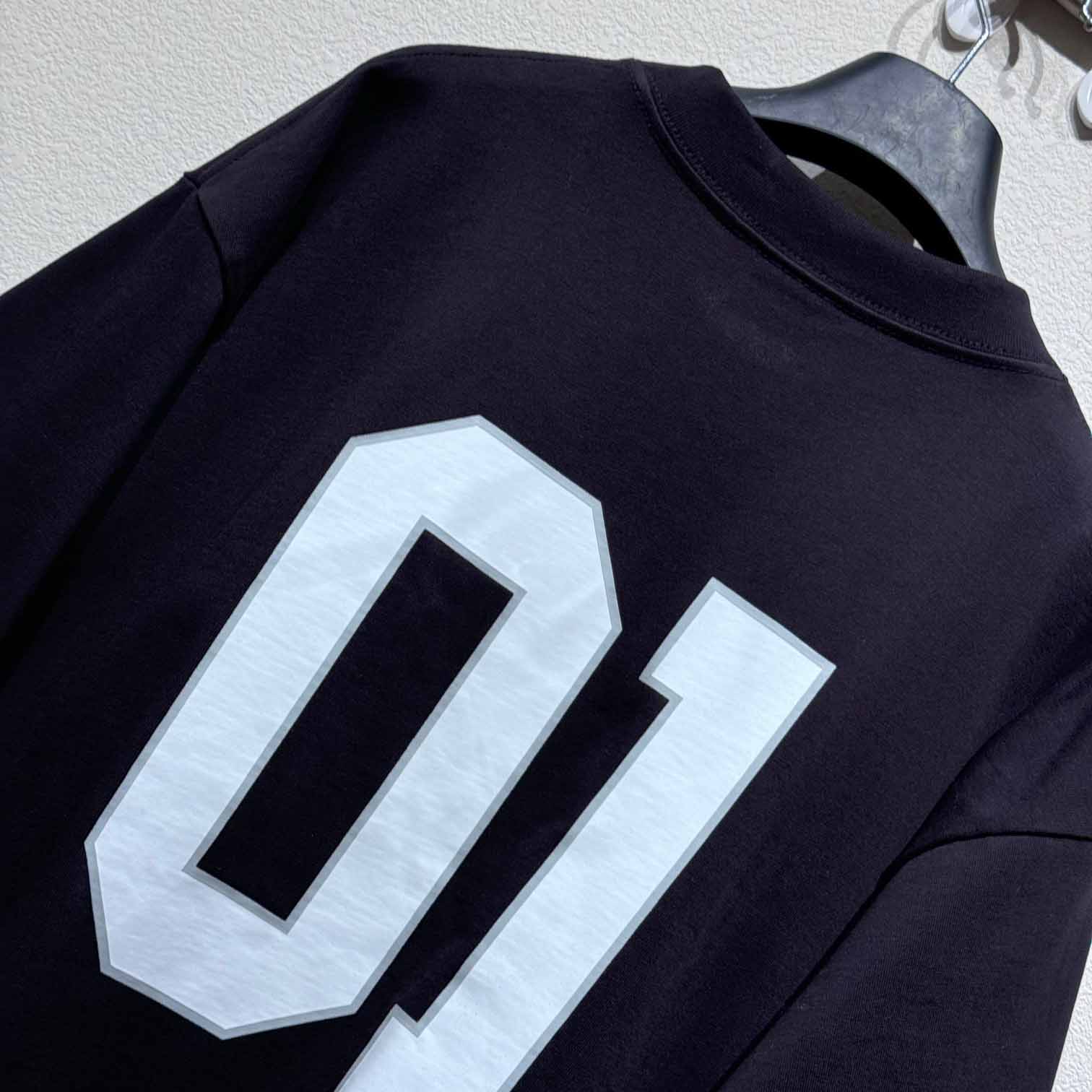 Balenciaga Basketball Series - Oversized T-Shirt In Black - EUR FASHION