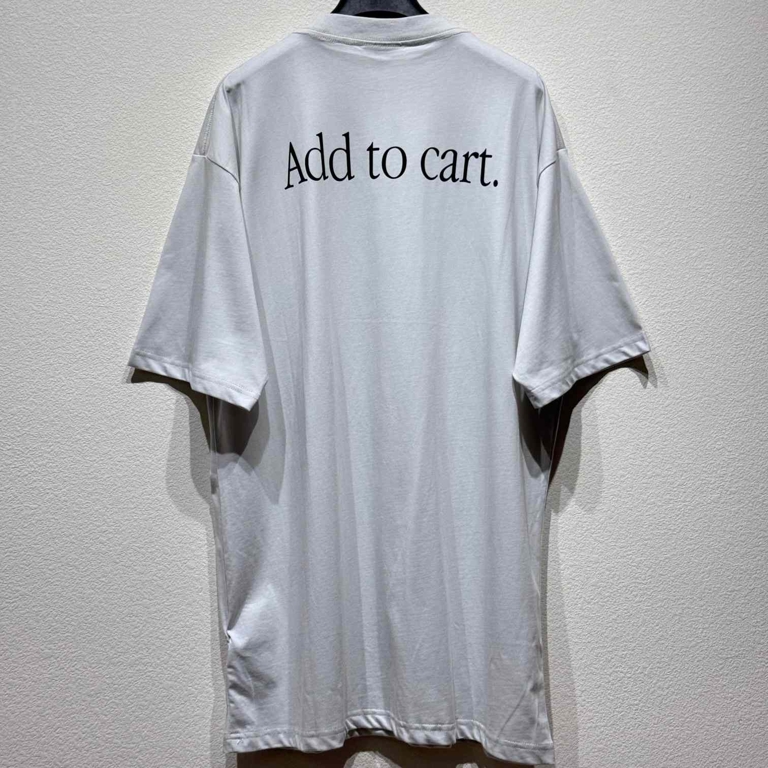 Balenciaga Basketball Sneaker T-Shirt Oversized In Dirty White Dry Jersey - EUR FASHION