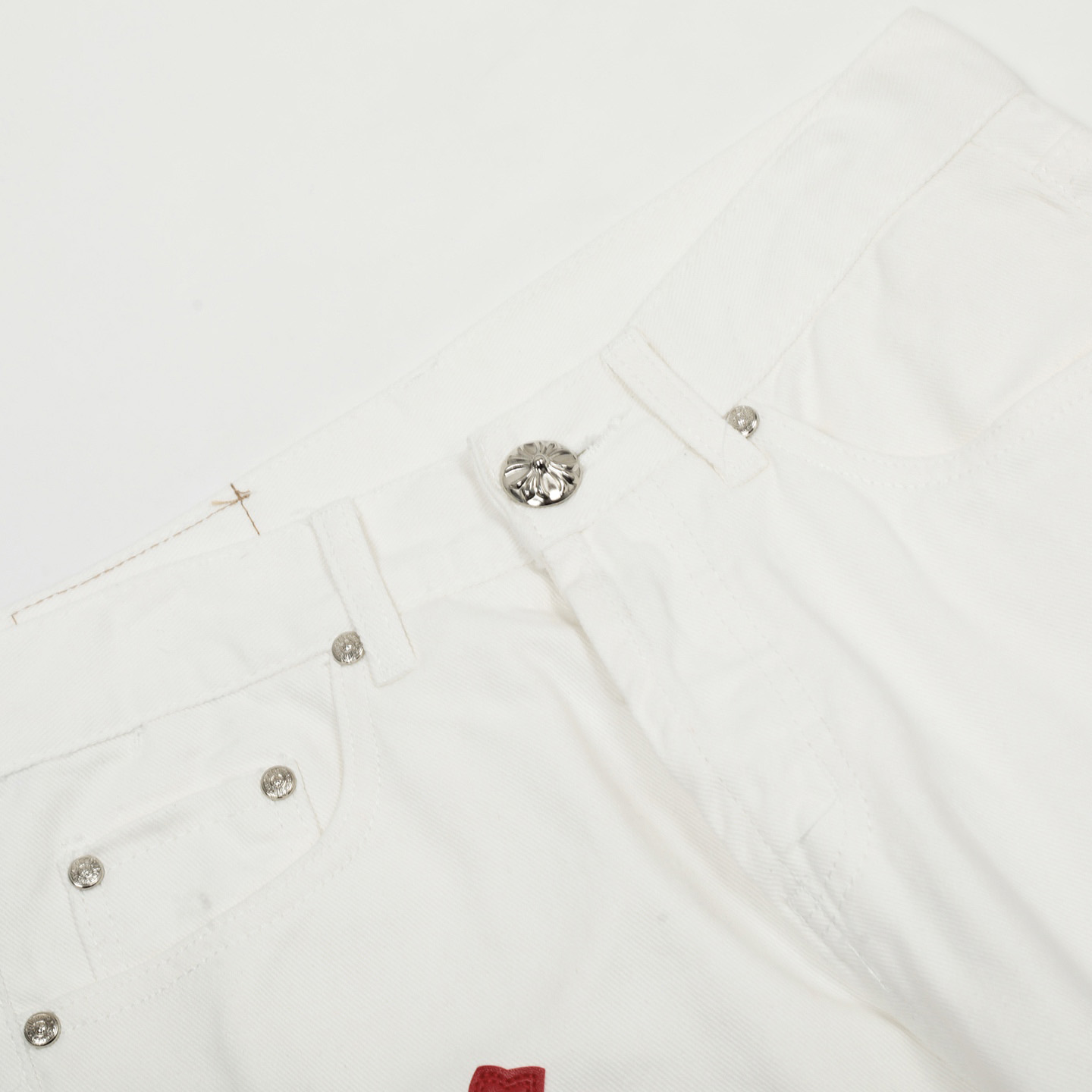 Chrome Hearts Cross Patch Jeans - EUR FASHION