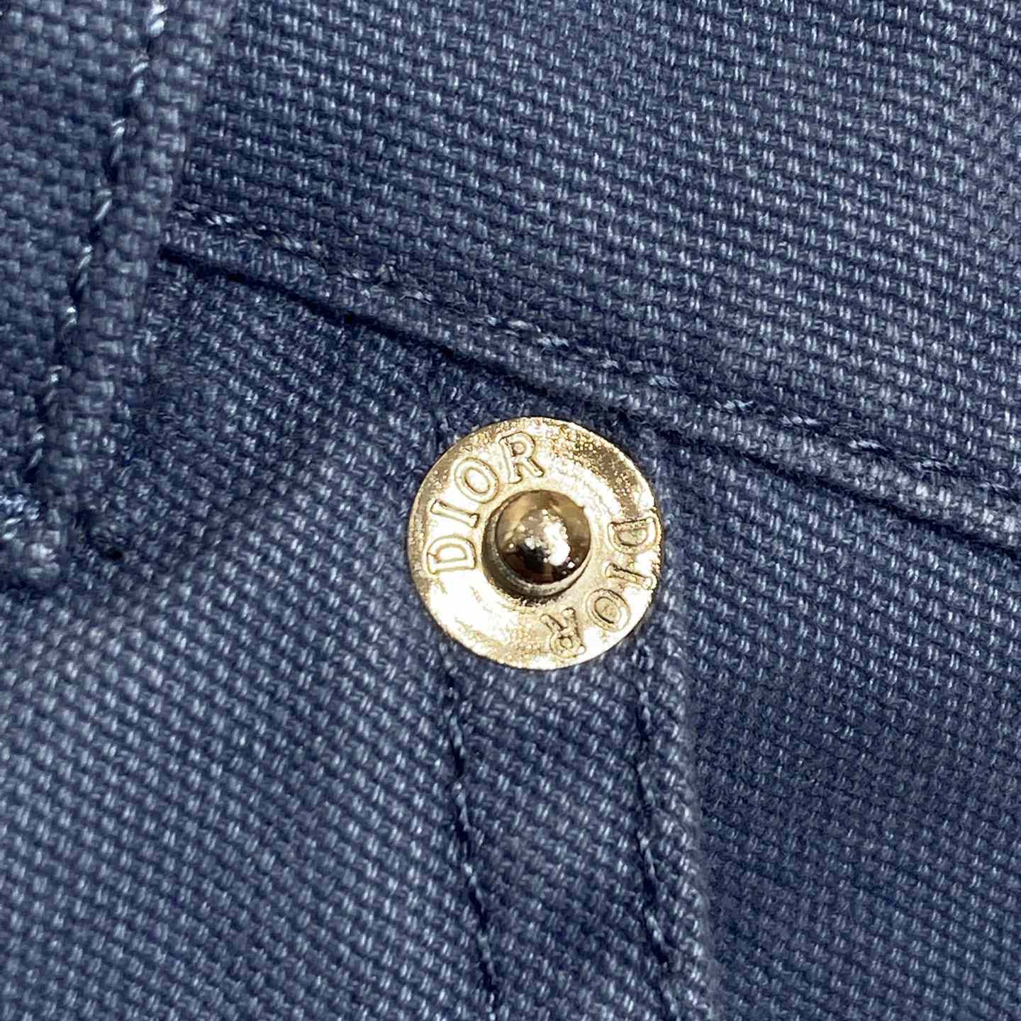 Christian Dior Couture Carpenter Shorts Blue Cotton Denim  - EUR FASHION