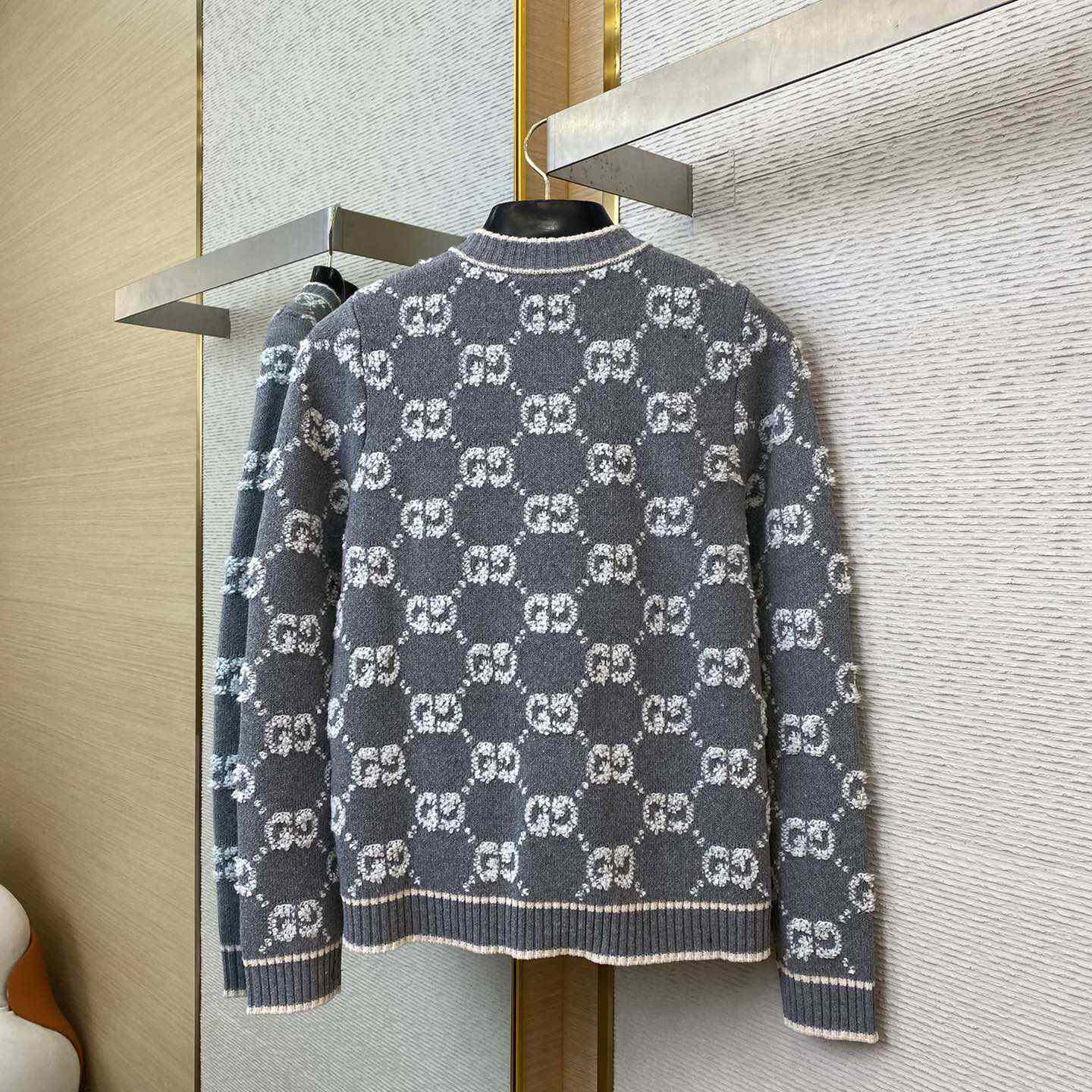 Gucci GG Wool Bouclé Jacquard Cardigan - EUR FASHION