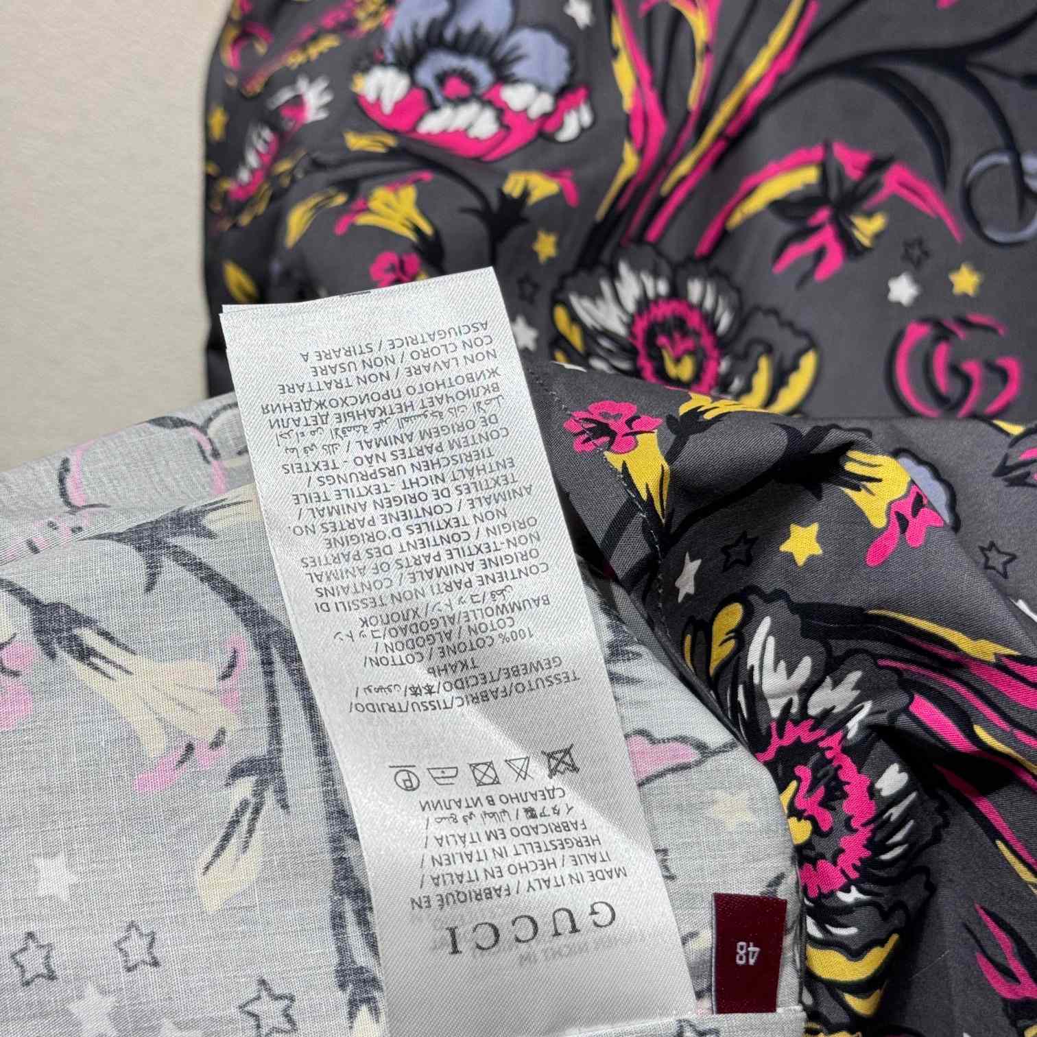 Gucci Punk Floral-print Cotton Shirt - EUR FASHION