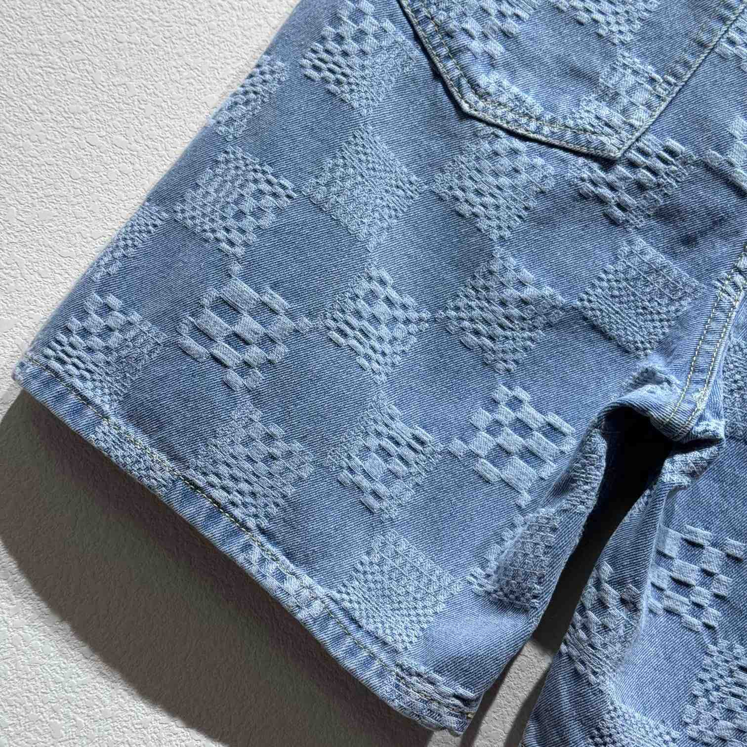 Louis Vuitton Damier Denim Shorts   - EUR FASHION