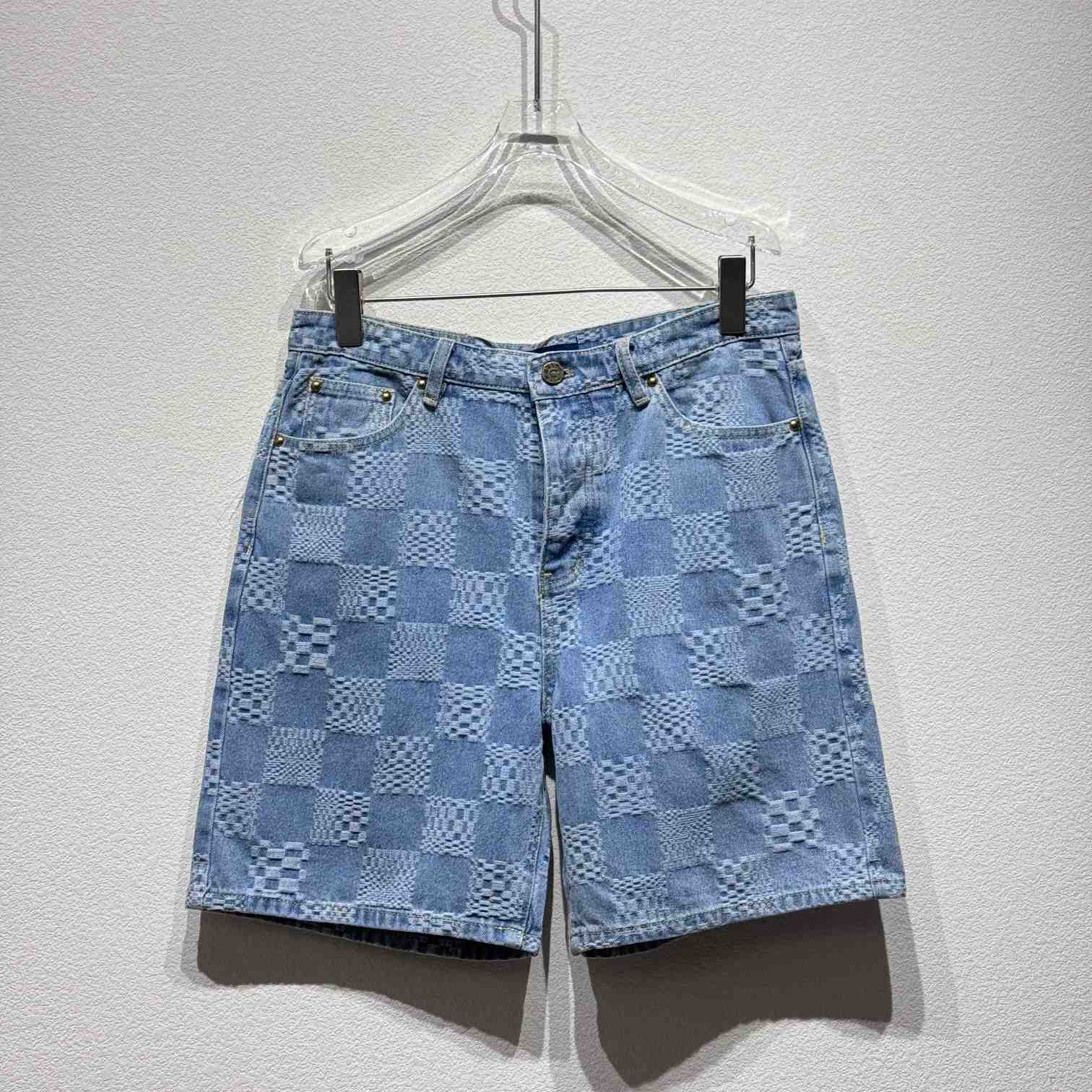 Louis Vuitton Damier Denim Shorts   - EUR FASHION