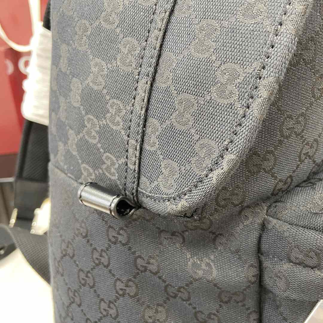 Gucci Medium GG Backpack With Web - EUR FASHION