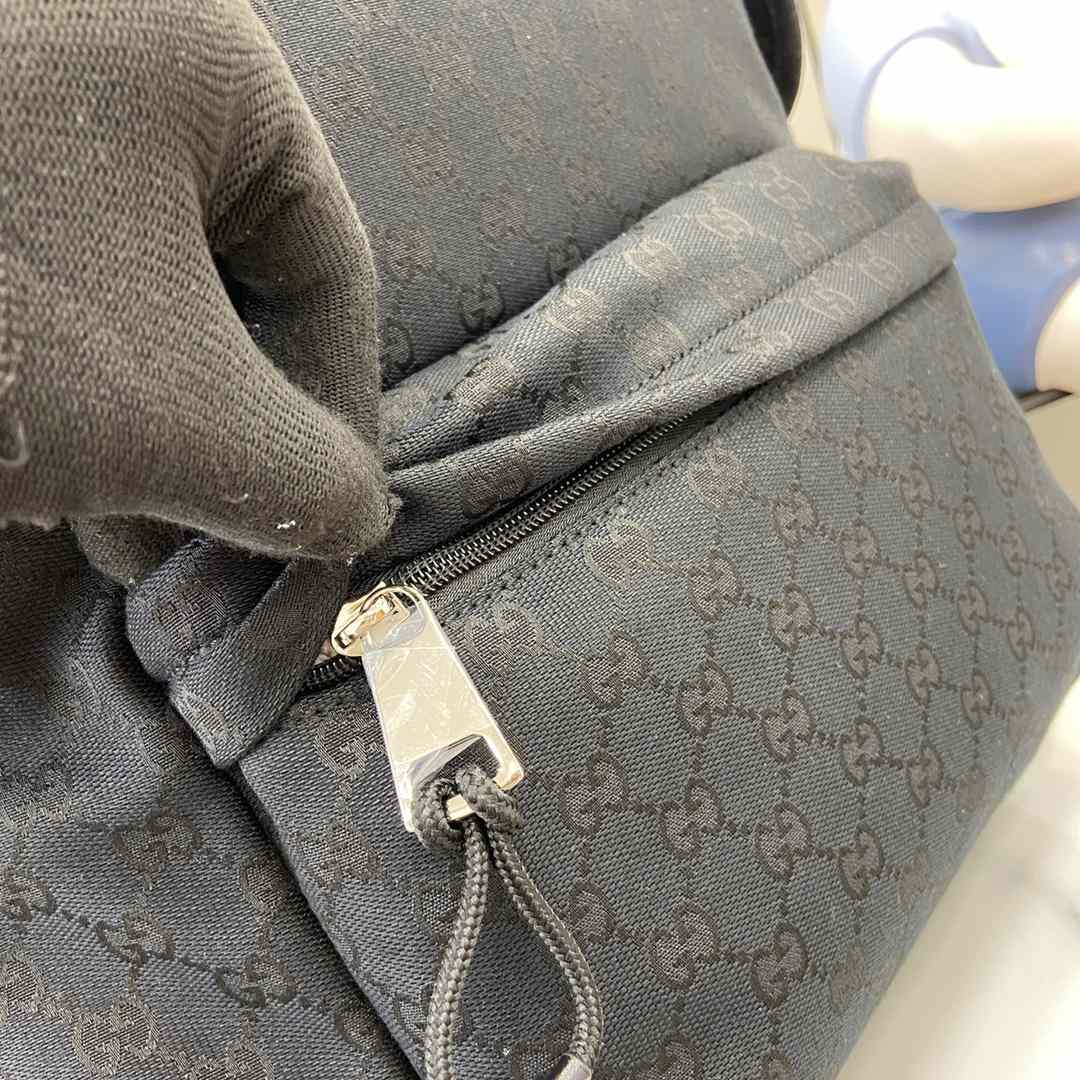 Gucci Medium GG Backpack With Web - EUR FASHION