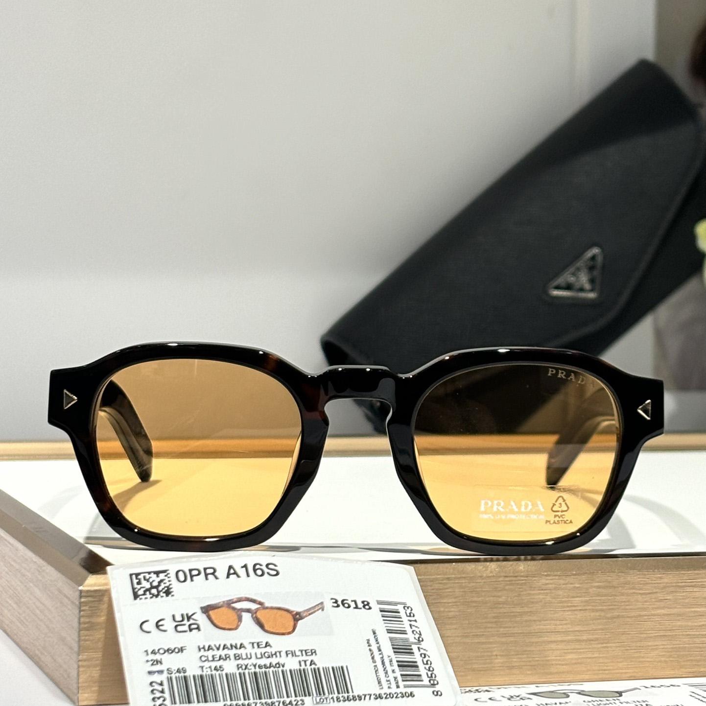 Prada Sunglasses With Iconic Metal Plaque   SPR A16SF - EUR FASHION