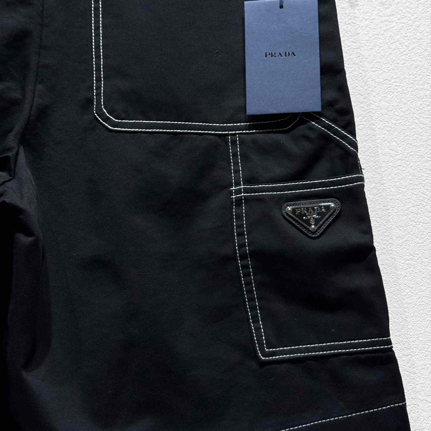Prada Straight-leg Cotton Trousers - EUR FASHION