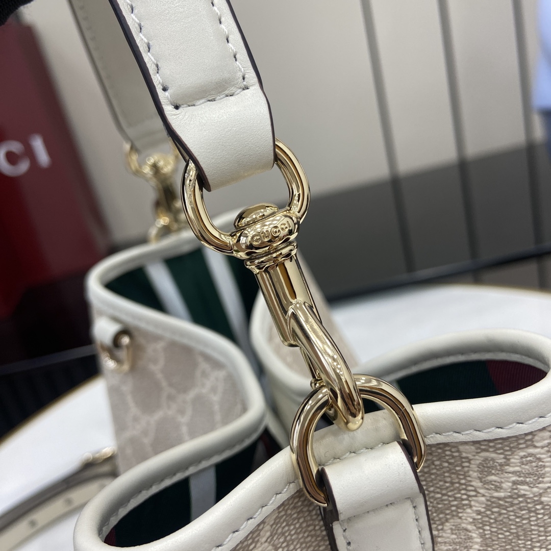 Gucci GG Emblem Mini Bucket Bag  - EUR FASHION
