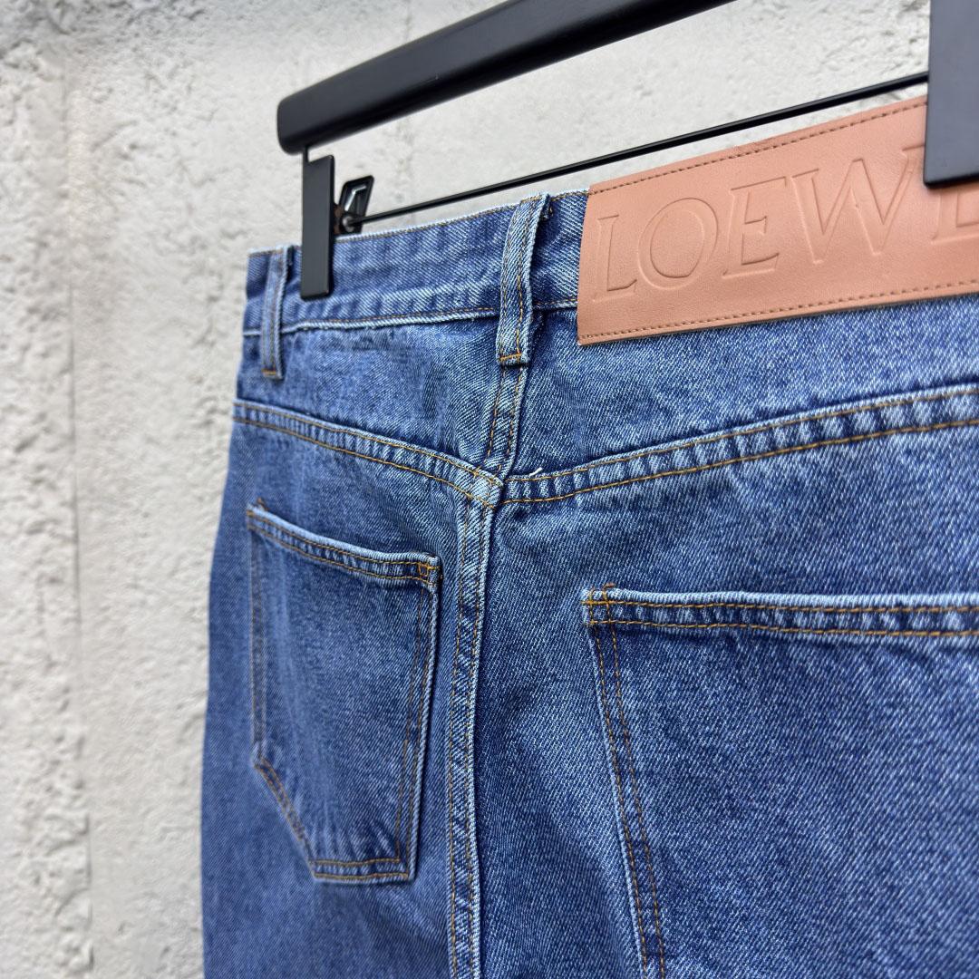 Loewe Anagram Baggy Jeans 'Blue Denim' - EUR FASHION
