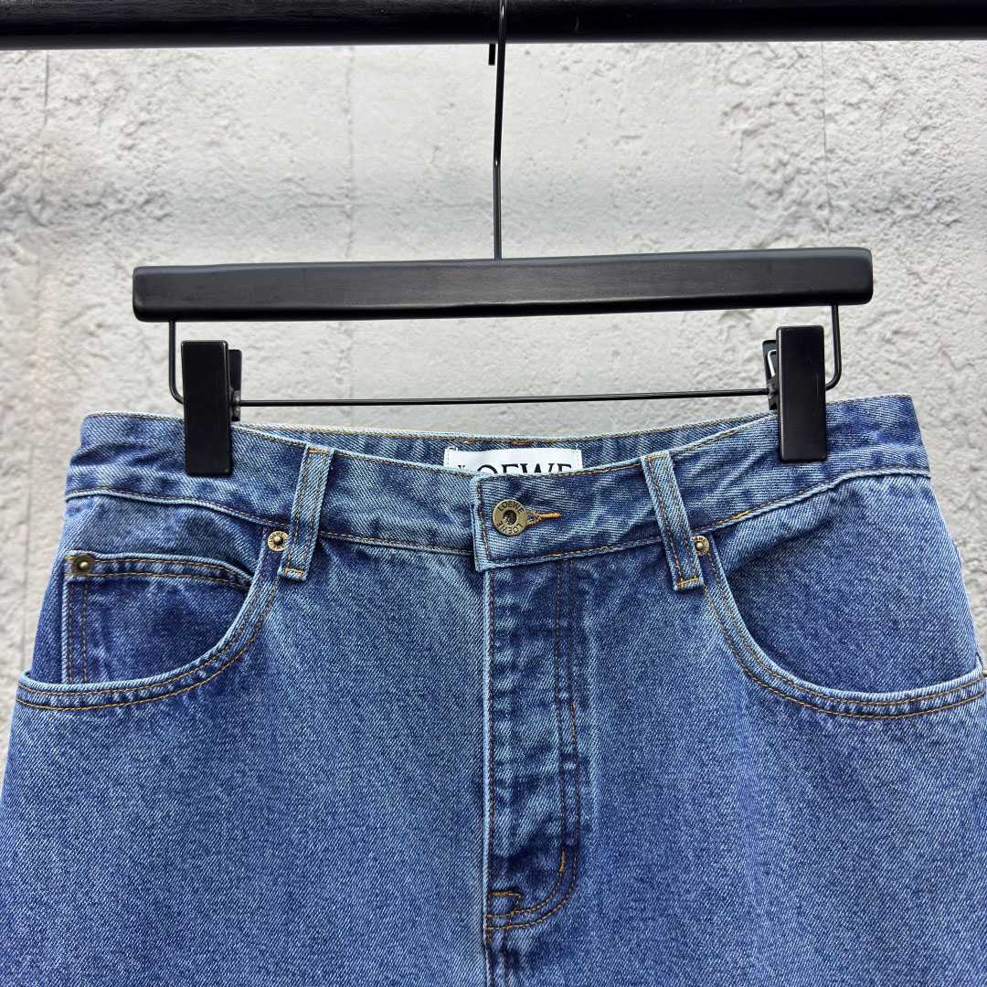 Loewe Anagram Baggy Jeans 'Blue Denim' - EUR FASHION