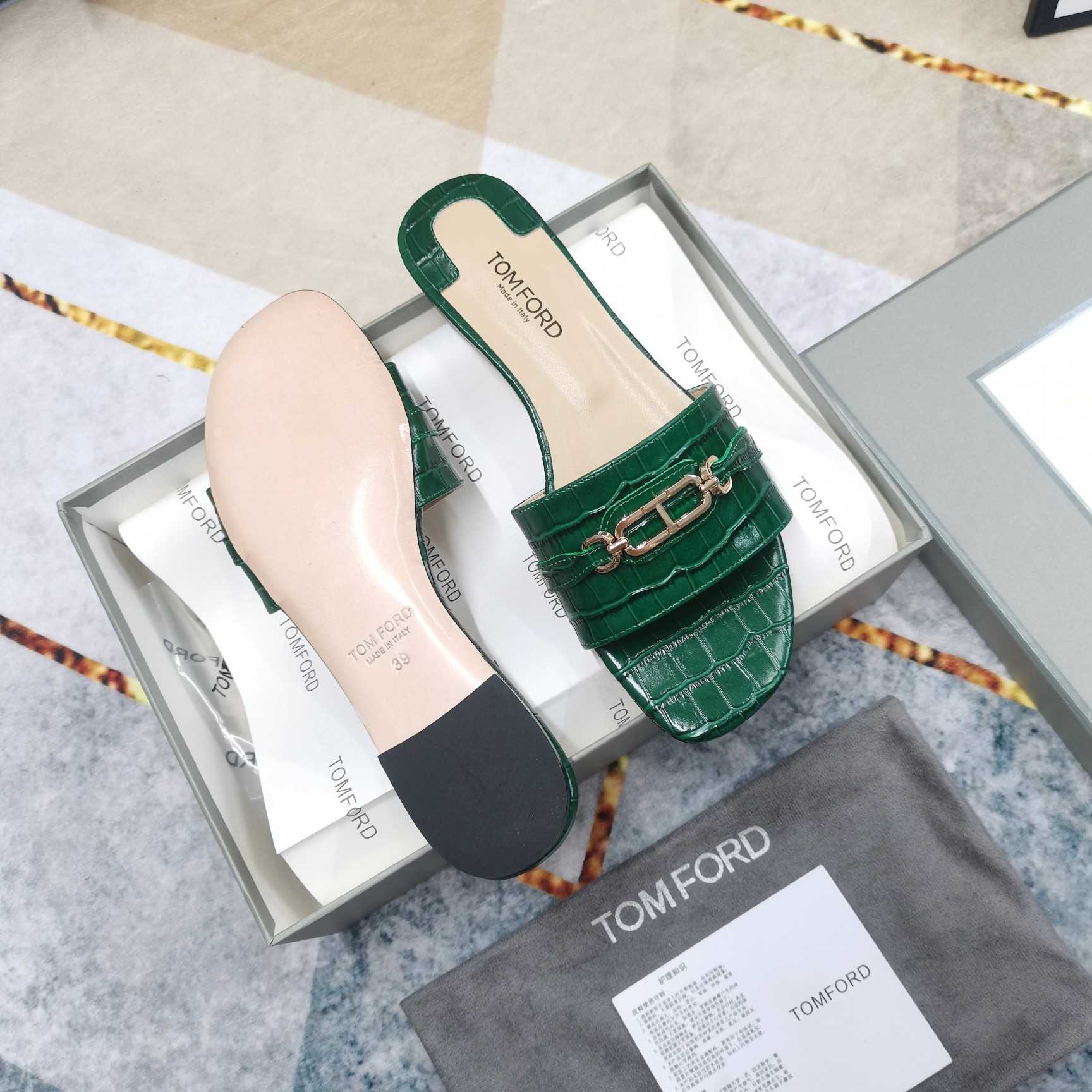 Tom Ford Whitney Slides - EUR FASHION