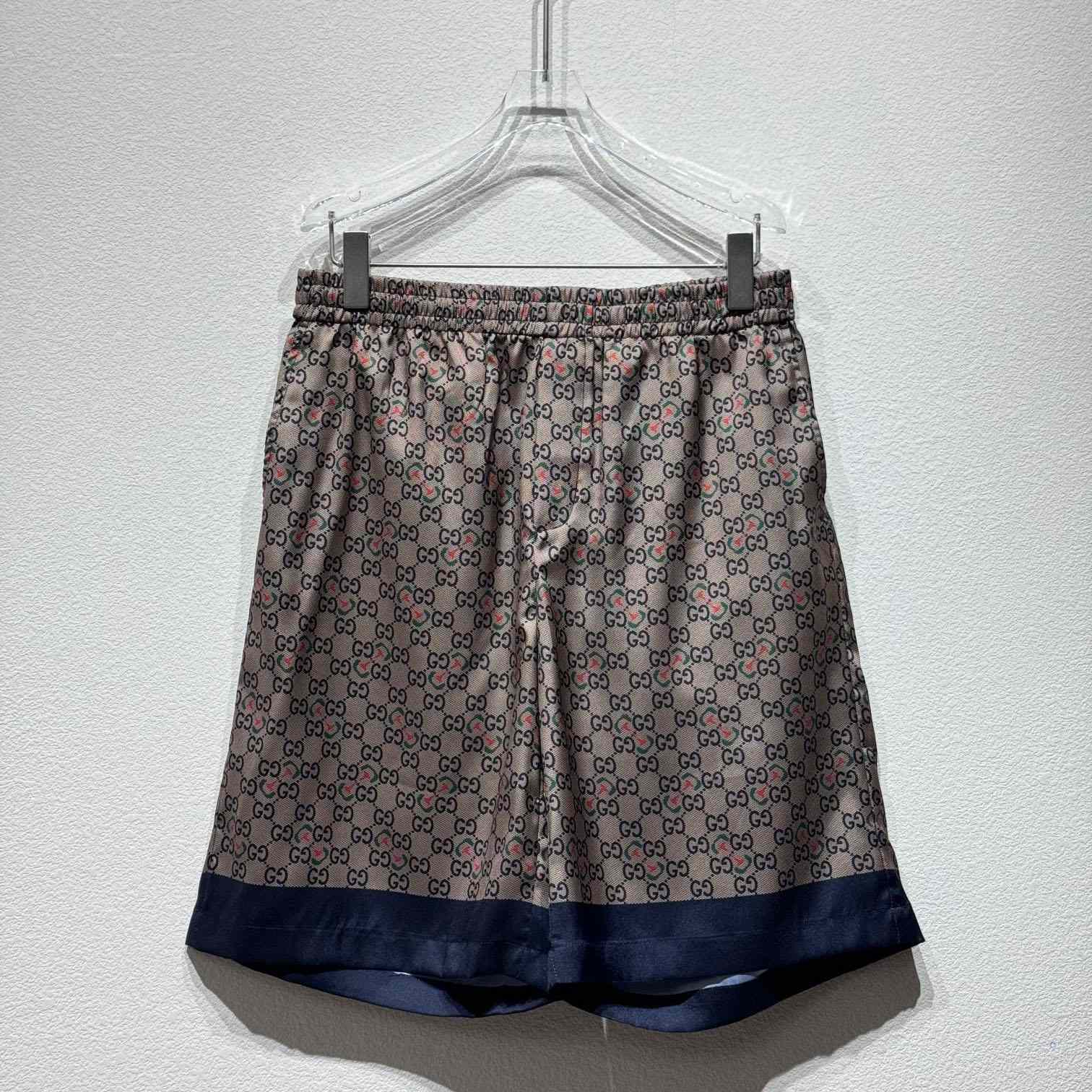 Gucci Printed Poplin Tech Shorts - EUR FASHION