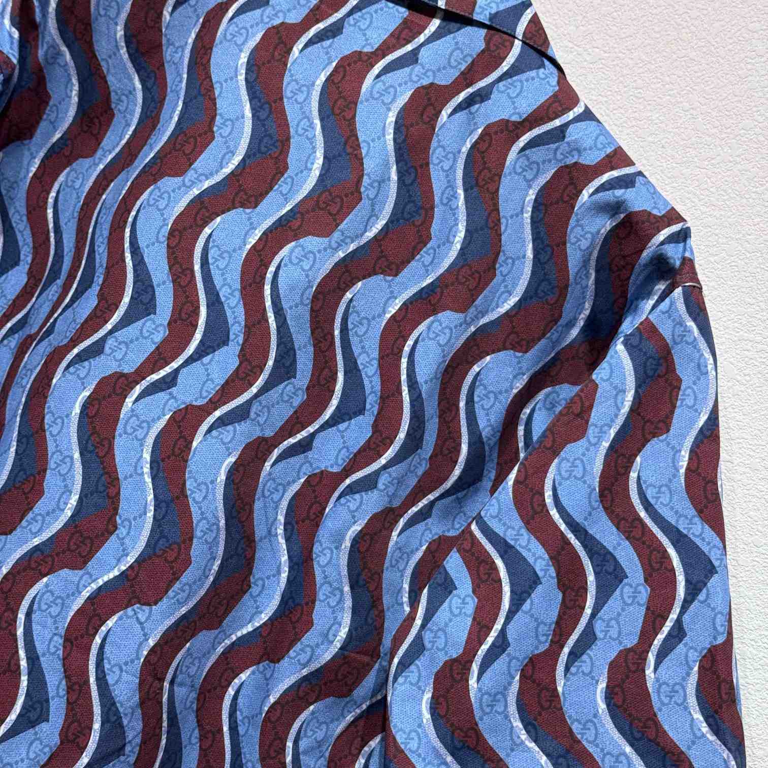 Gucci Printed Cotton Poplin Shirt - EUR FASHION