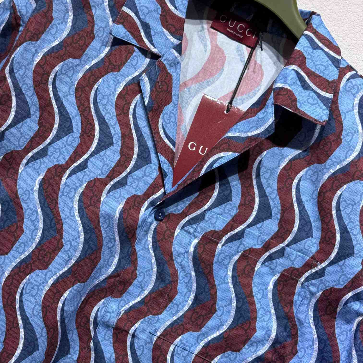 Gucci Printed Cotton Poplin Shirt - EUR FASHION