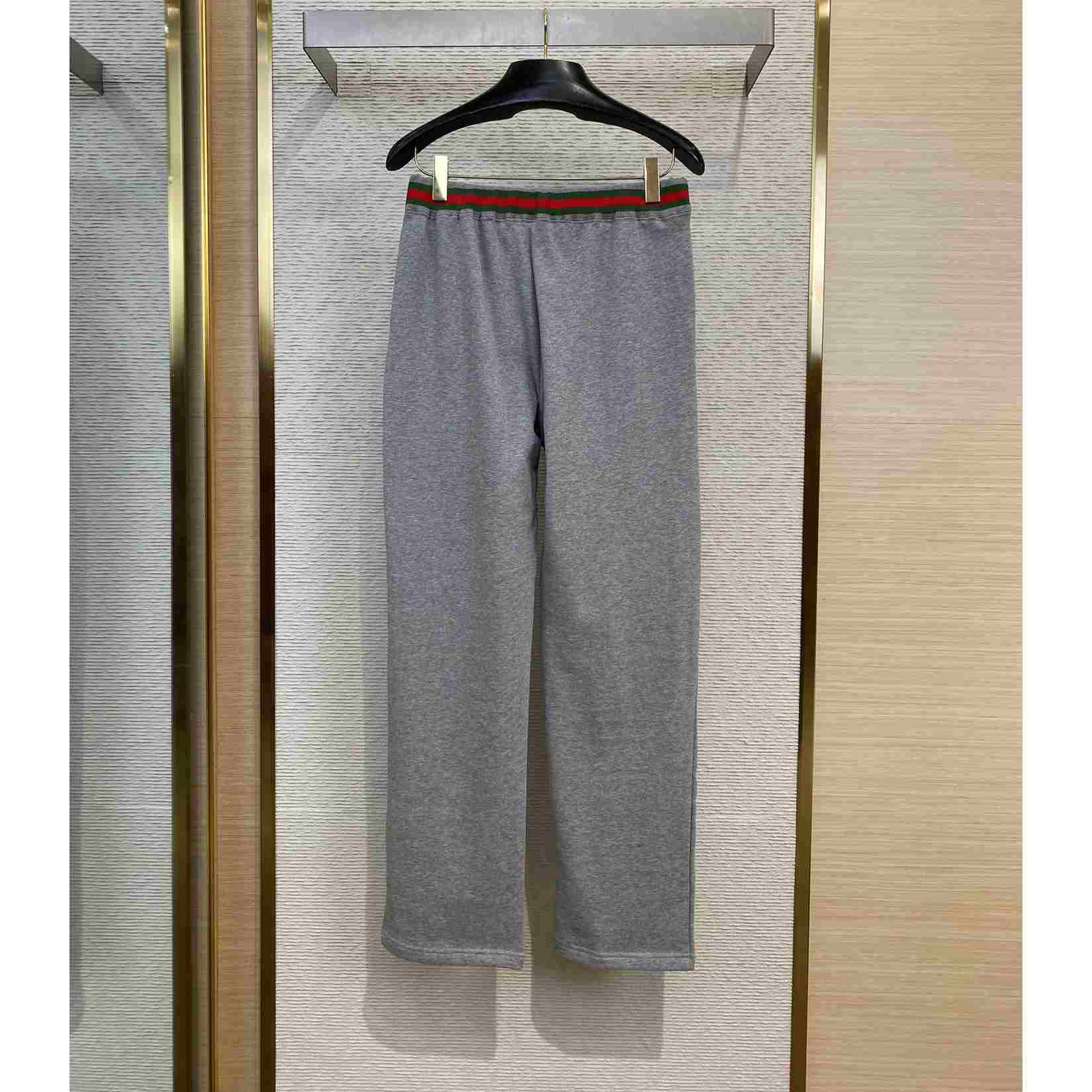 Gucci Cotton Jersey Jogging Pant With Web - EUR FASHION