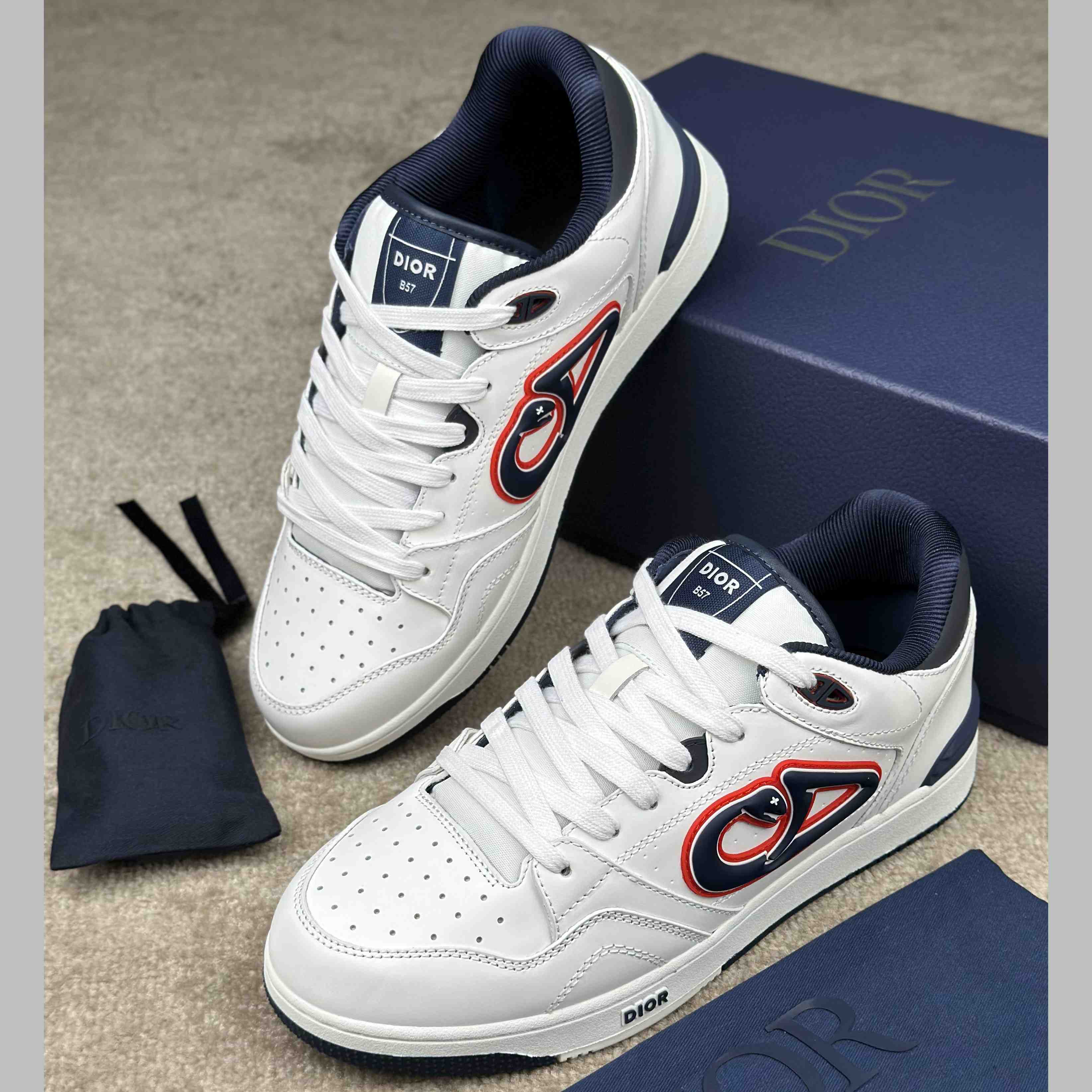 DIOR AND KAWS B57 Dribble Low-Top Sneaker  - EUR FASHION