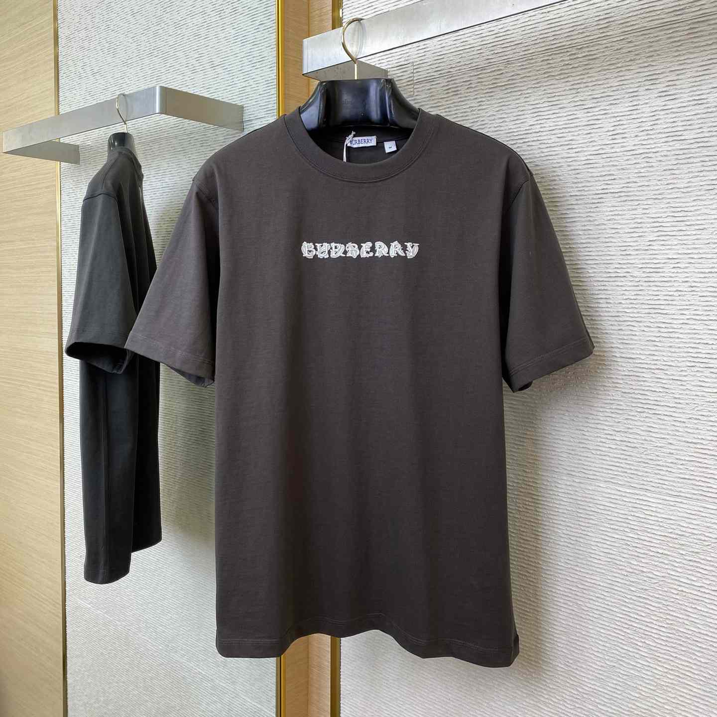 Burberry Paisley Logo Cotton T-shirt - EUR FASHION