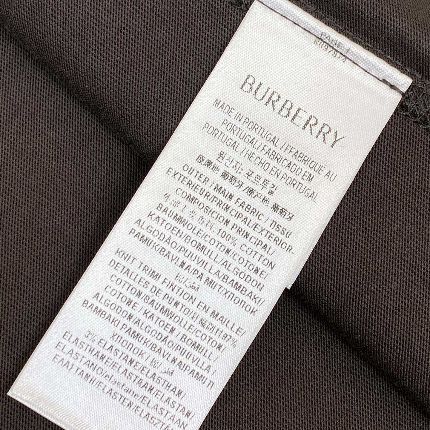 Burberry Paisley Logo Cotton T-shirt - EUR FASHION