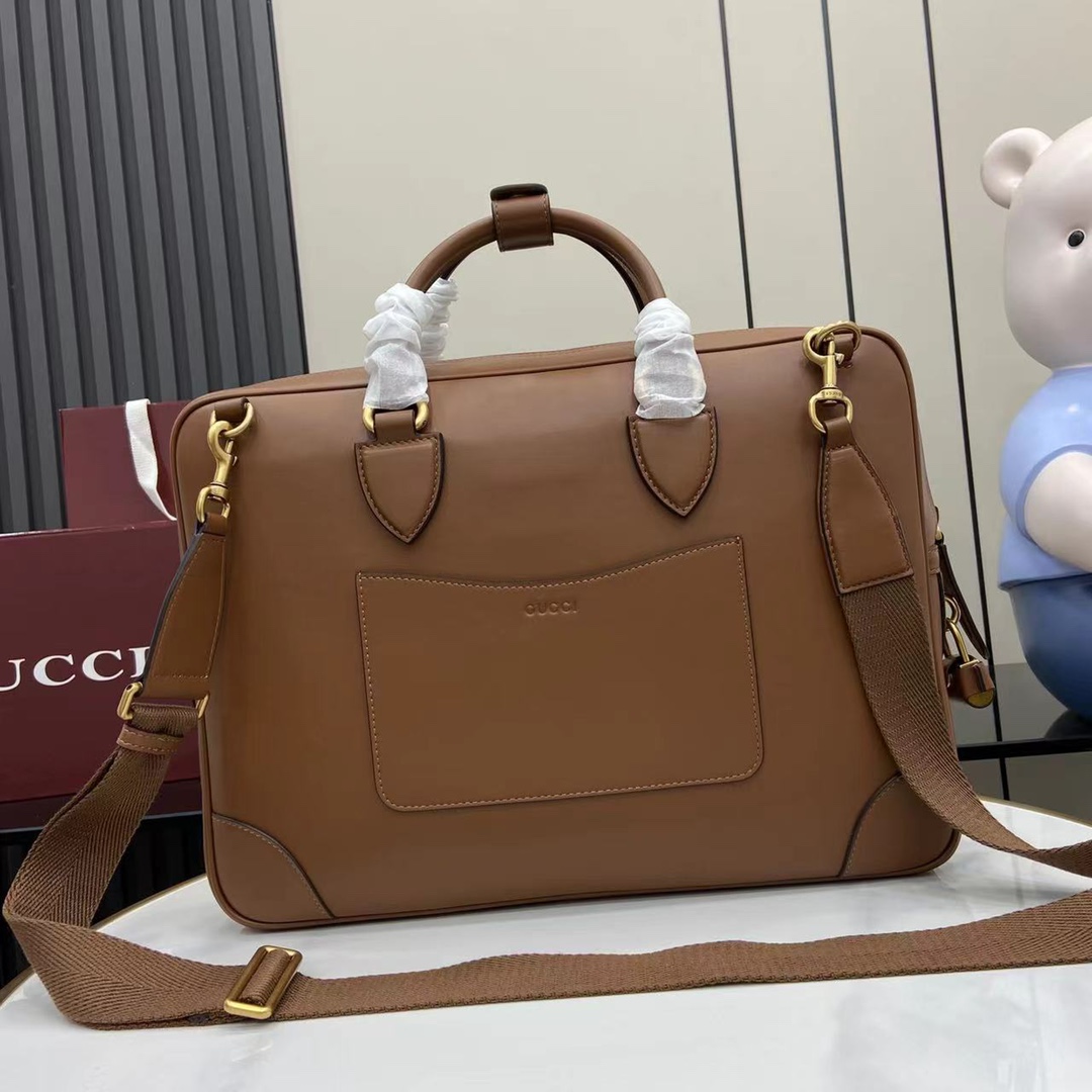 Gucci GG Emblem Medium Briefcase - EUR FASHION