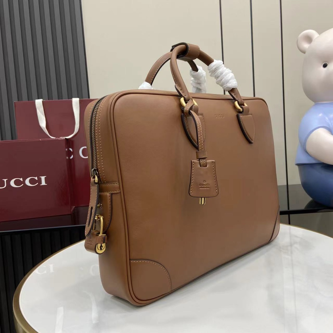 Gucci GG Emblem Medium Briefcase - EUR FASHION