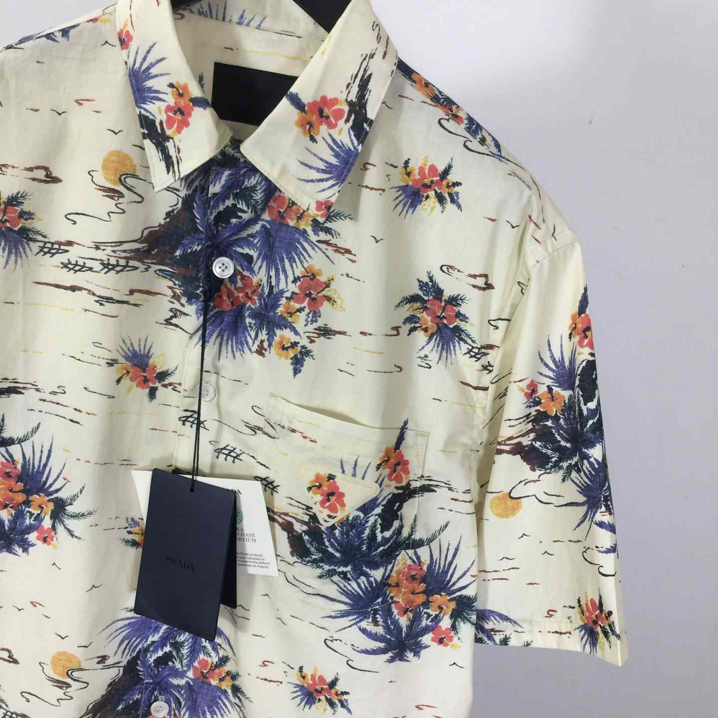 Prada Hawaii Print Bowling Shirt - EUR FASHION