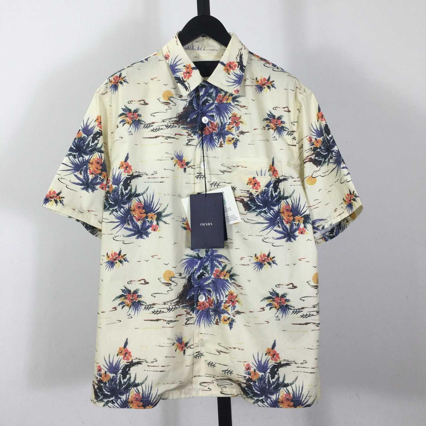 Prada Hawaii Print Bowling Shirt - EUR FASHION