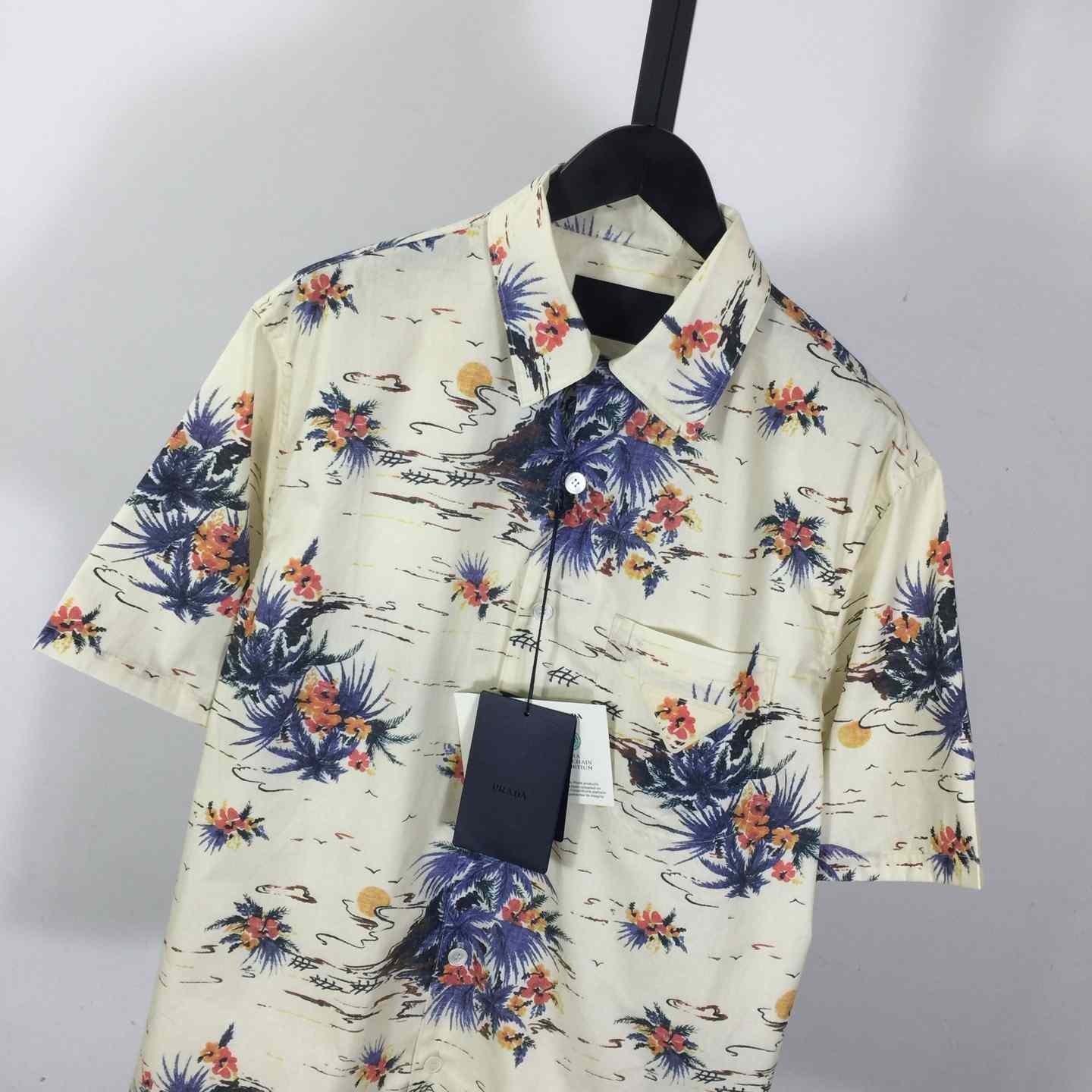 Prada Hawaii Print Bowling Shirt - EUR FASHION