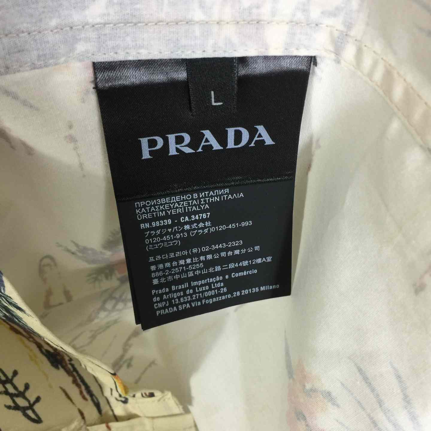 Prada Hawaii Print Bowling Shirt - EUR FASHION