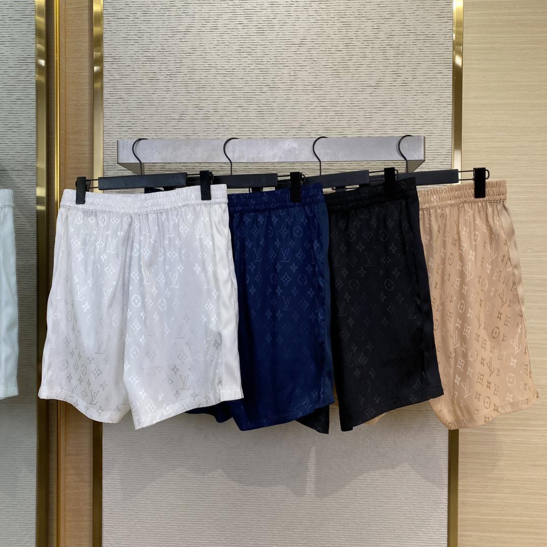 Louis Vuitton Monogram Jacquard Silk Shorts   - EUR FASHION