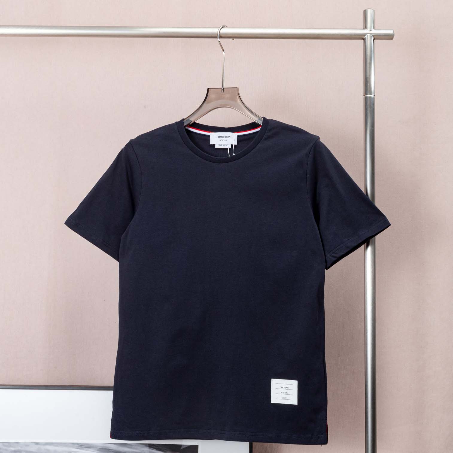 Thom Browne Cotton-jersey T-shirt - EUR FASHION