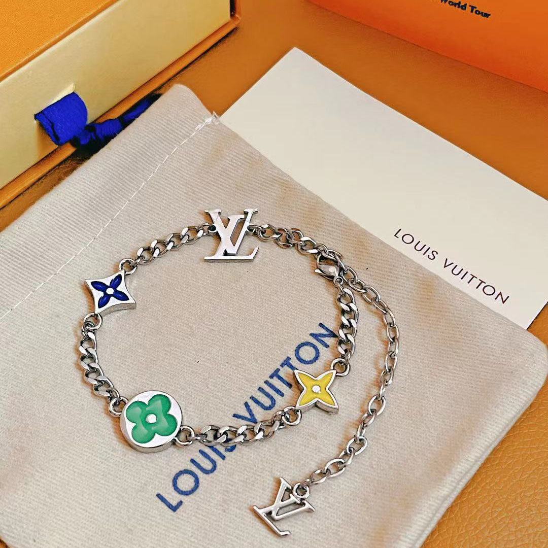 Louis Vuitton Monogram Row Bracelet  M1599A - EUR FASHION