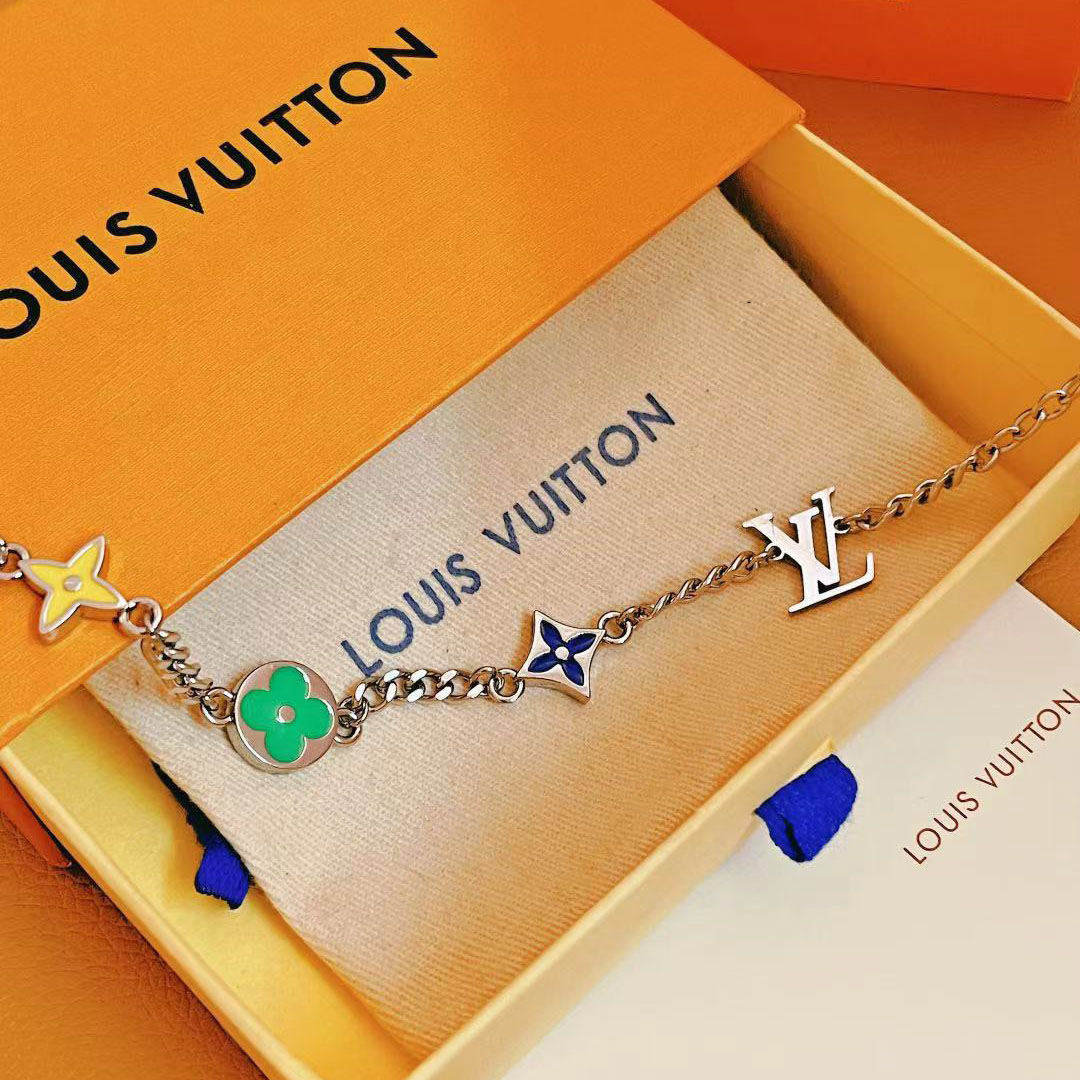 Louis Vuitton Monogram Row Bracelet  M1599A - EUR FASHION