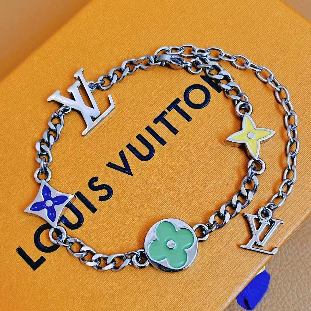 Louis Vuitton Monogram Row Bracelet  M1599A - EUR FASHION