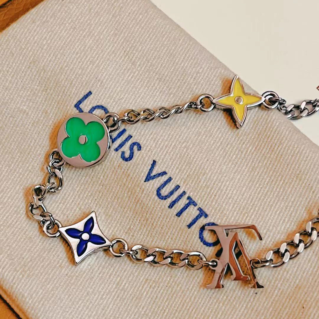 Louis Vuitton Monogram Row Bracelet  M1599A - EUR FASHION