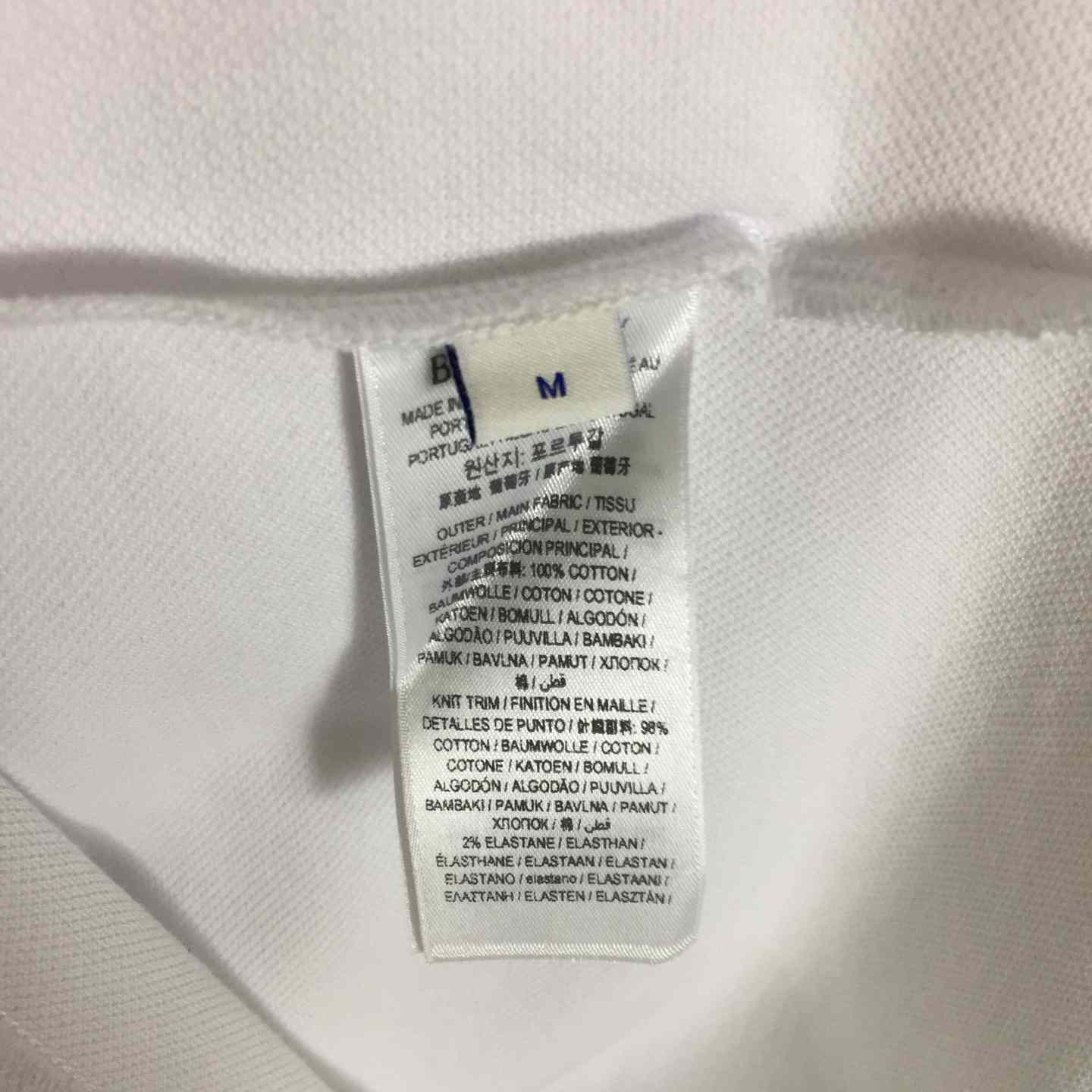 Cotton Polo Shirt In White - EUR FASHION