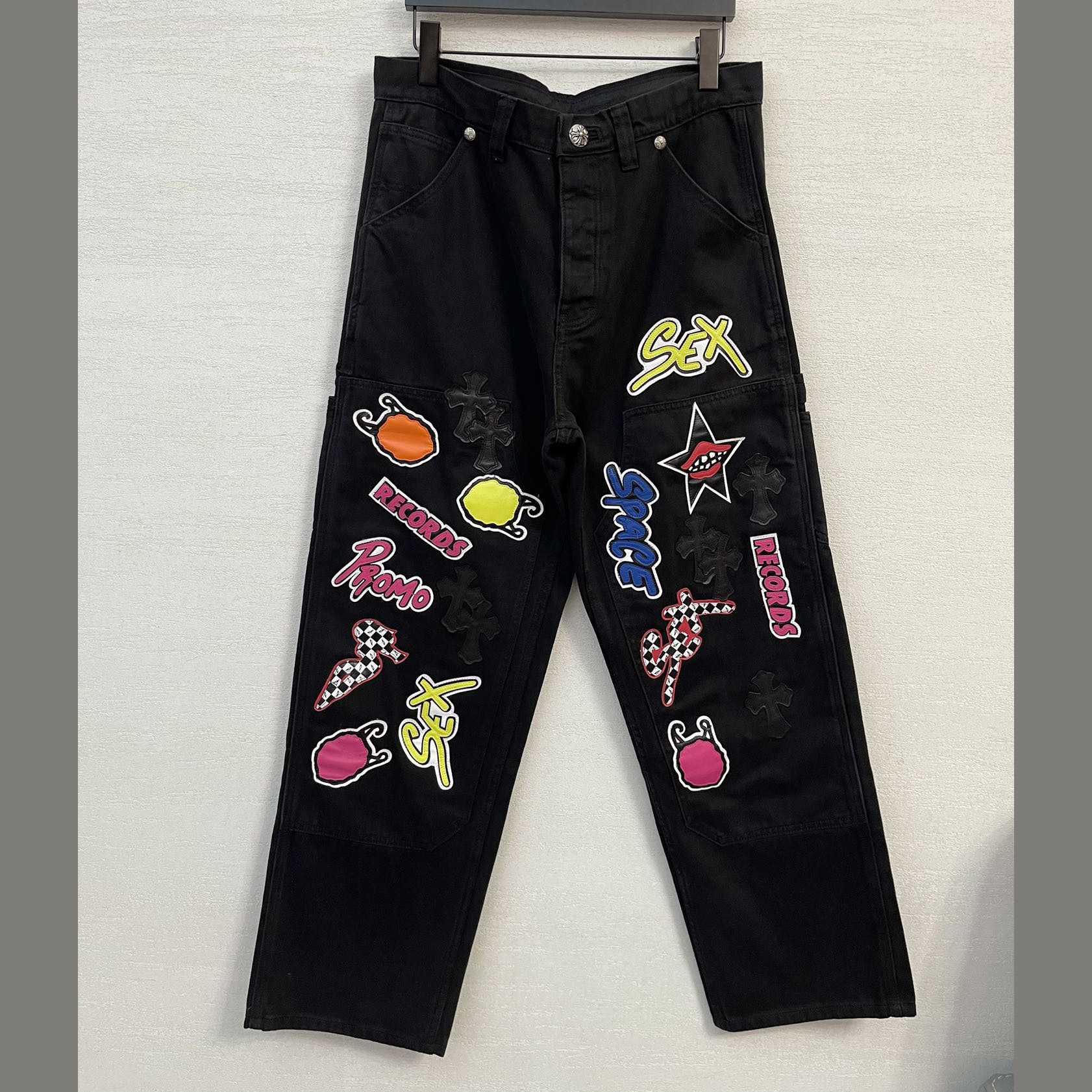 Chrome Hearts Matty Boy Sex Records Black Jean - EUR FASHION