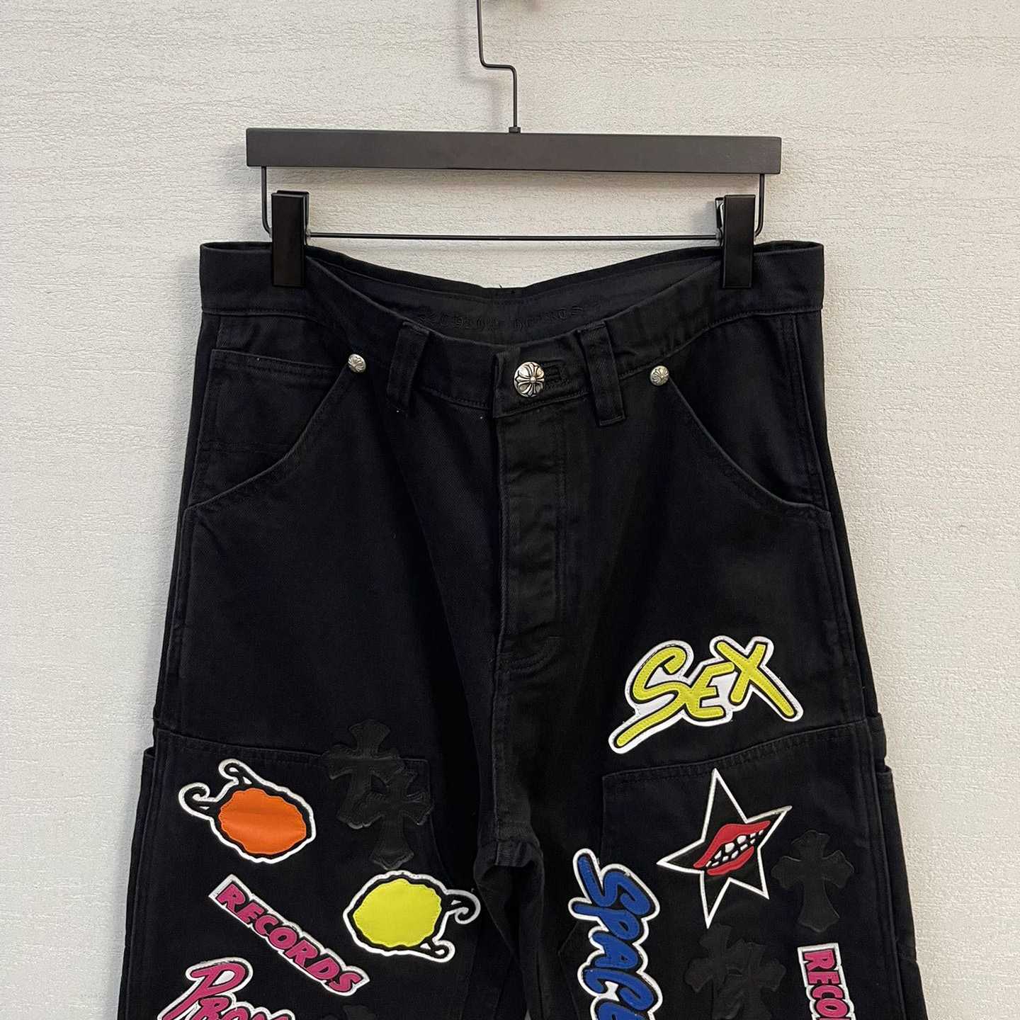Chrome Hearts Matty Boy Sex Records Black Jean - EUR FASHION