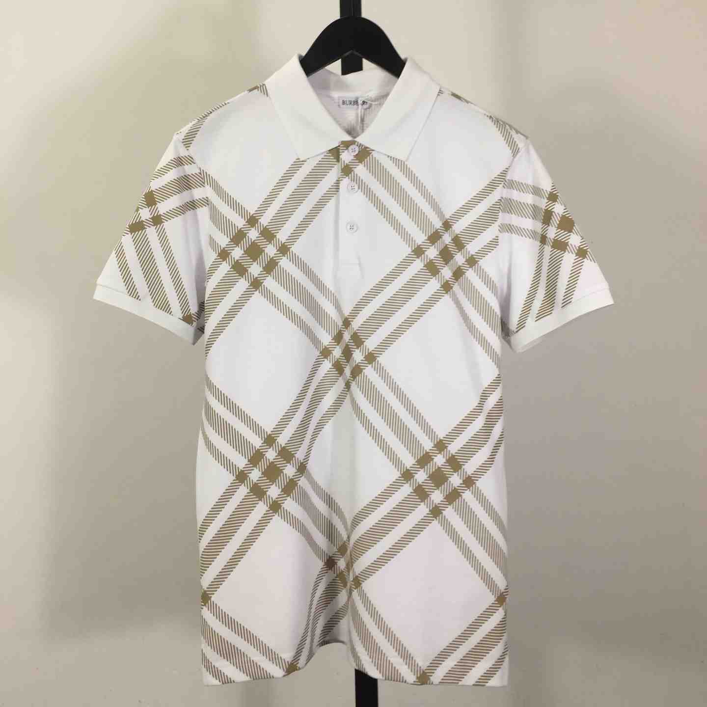 Cotton Check Polo Shirt - EUR FASHION