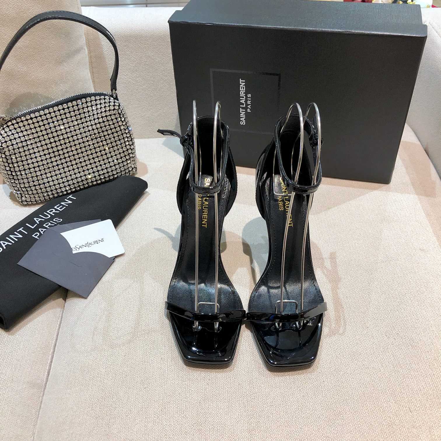 Saint Laurent 110mm Opyum Sandals - EUR FASHION