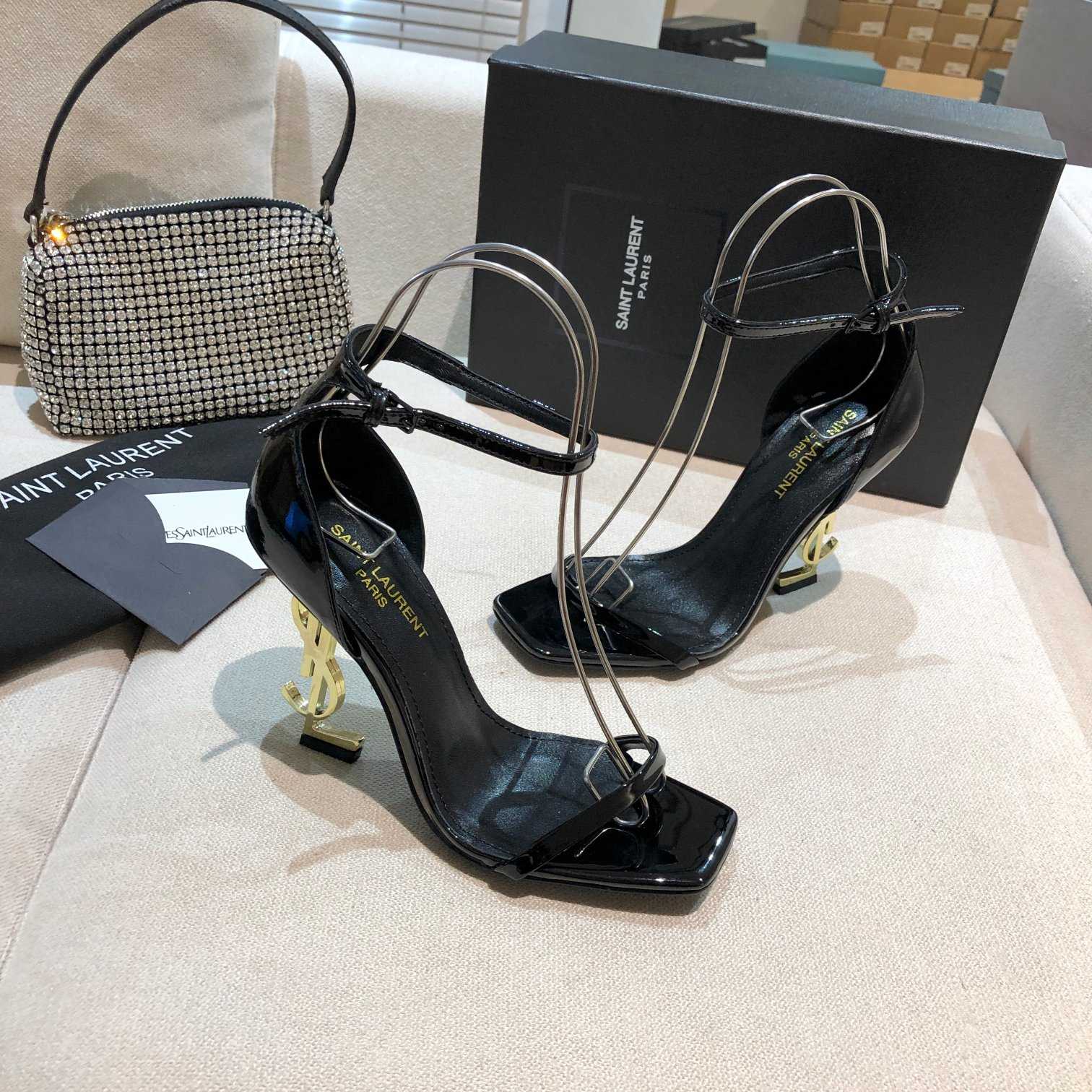 Saint Laurent 110mm Opyum Sandals - EUR FASHION