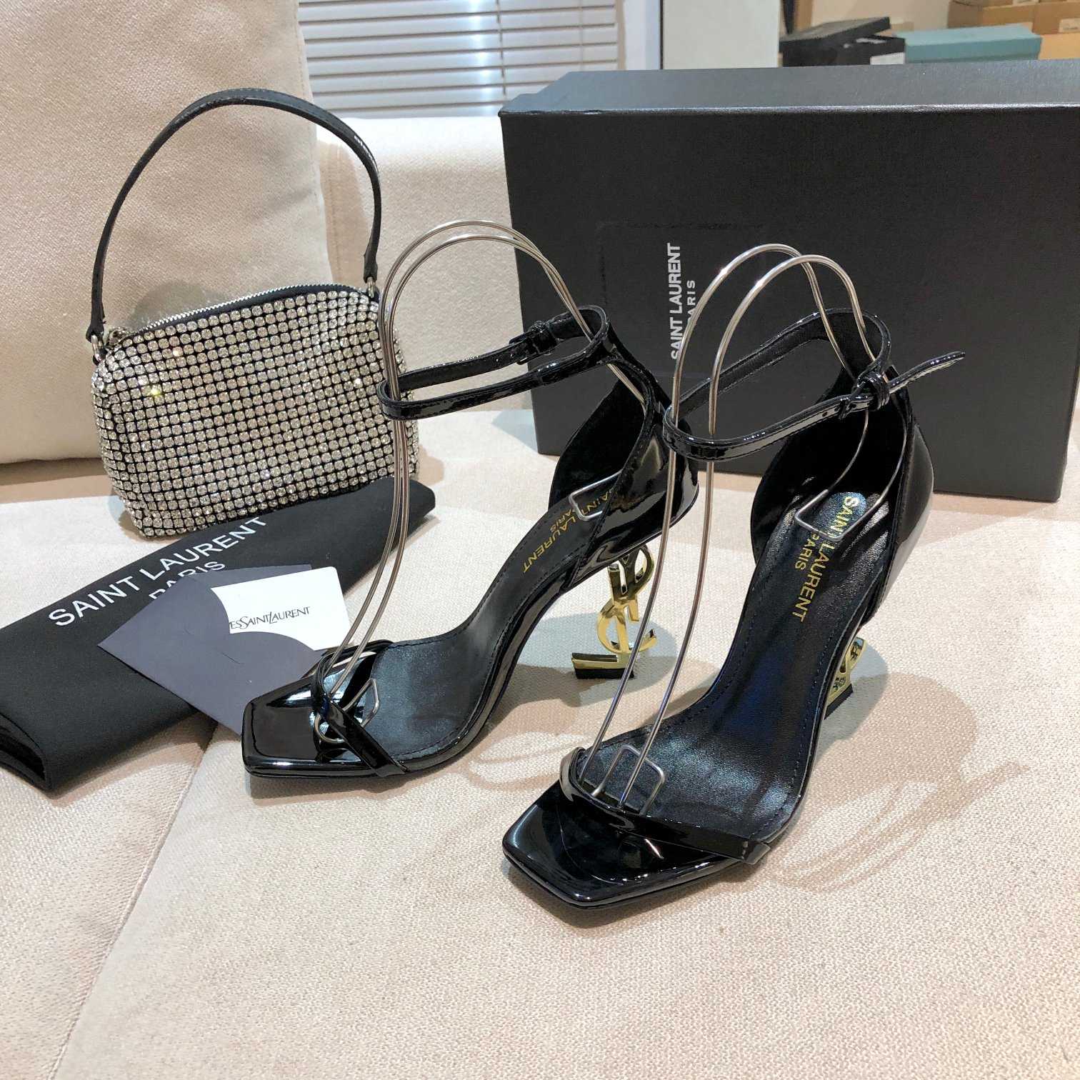 Saint Laurent 110mm Opyum Sandals - EUR FASHION