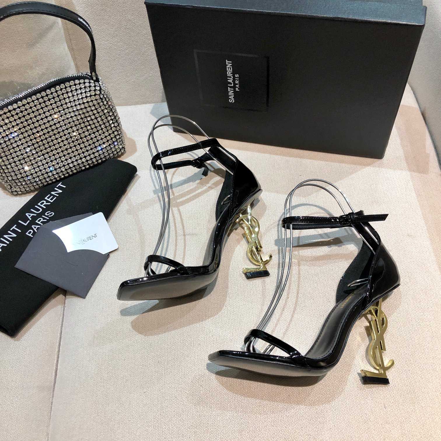 Saint Laurent 110mm Opyum Sandals - EUR FASHION