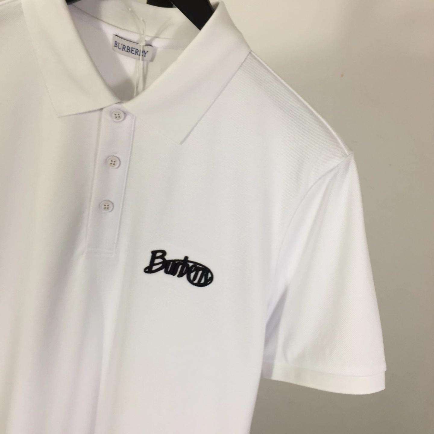 Cotton Polo Shirt In White - EUR FASHION