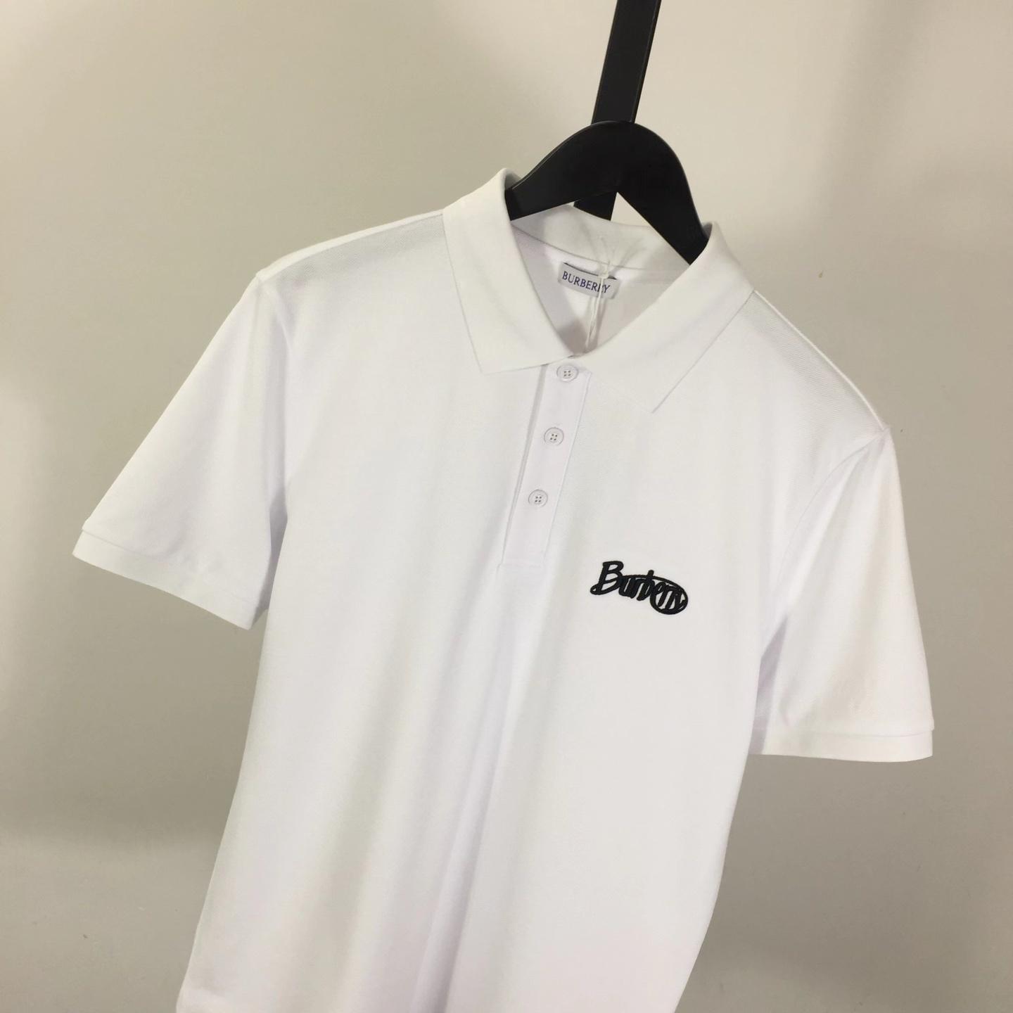 Cotton Polo Shirt In White - EUR FASHION