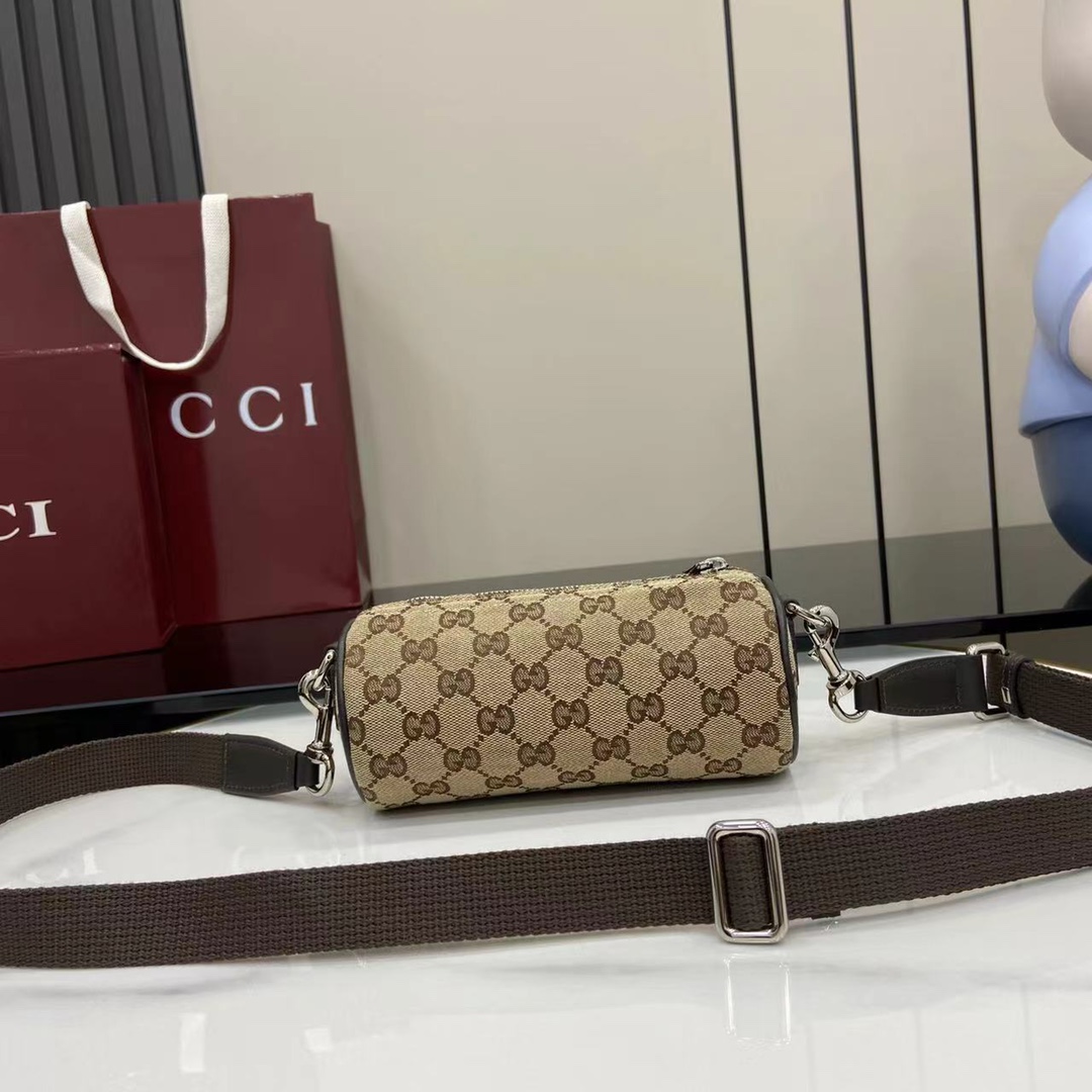 Gucci GG Canvas Mini Cylinder Bag - EUR FASHION