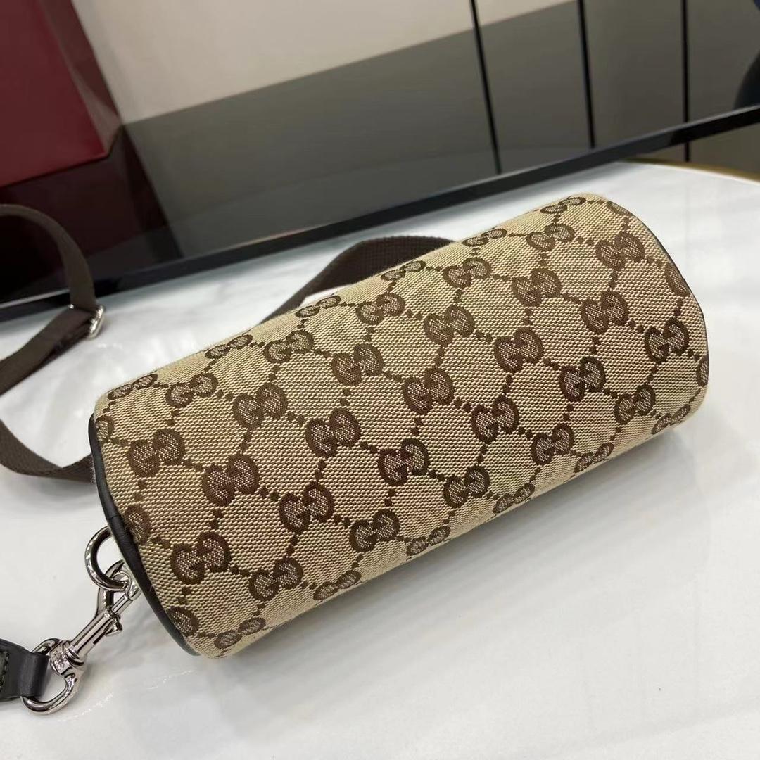 Gucci GG Canvas Mini Cylinder Bag - EUR FASHION