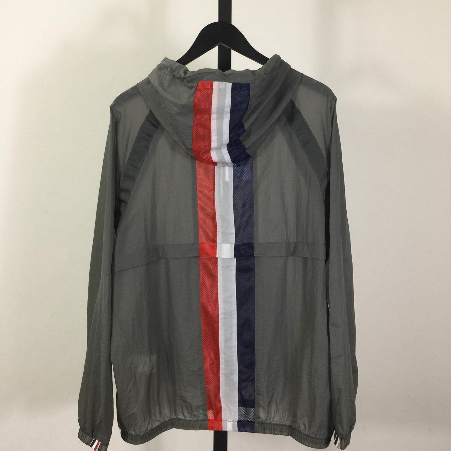 Thom Browne Back Bar Three-Color Sunscreen Long Sleeve Jacket - EUR FASHION